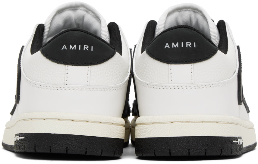 AMIRI カジュアルスニーカー ホワイト/ブラック AMIRI: ホワイト＆ブラック Skel Top ローカットスニーカー | SSENSE 日本