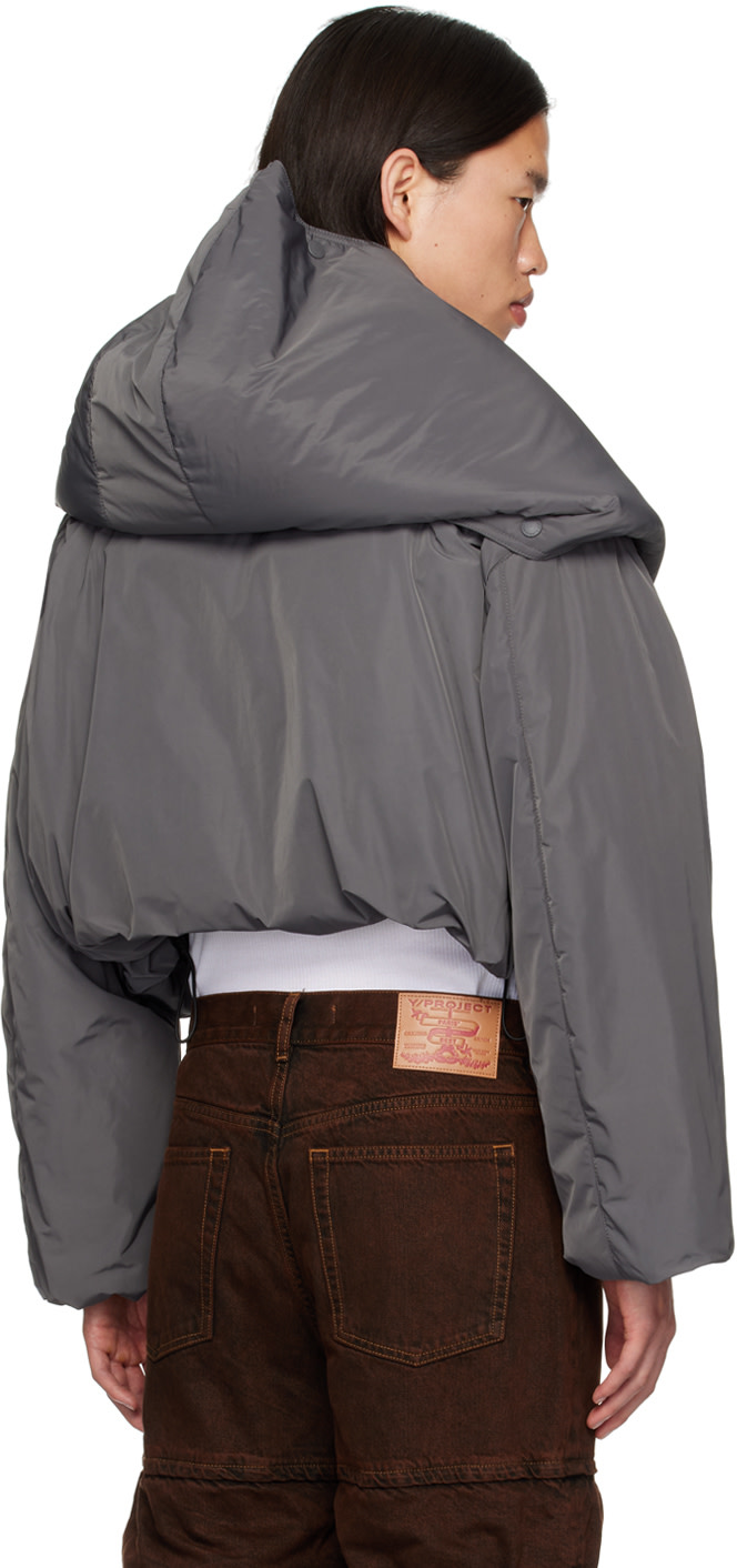 Y/Project - Gray Snap Off Jacket