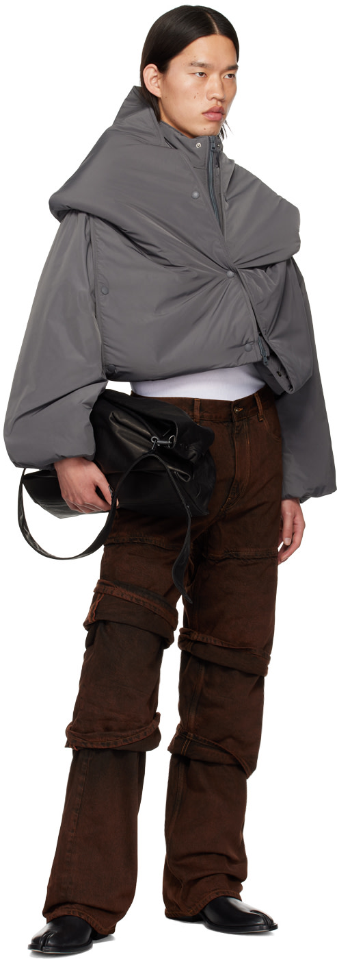 Y/Project - Gray Snap Off Jacket