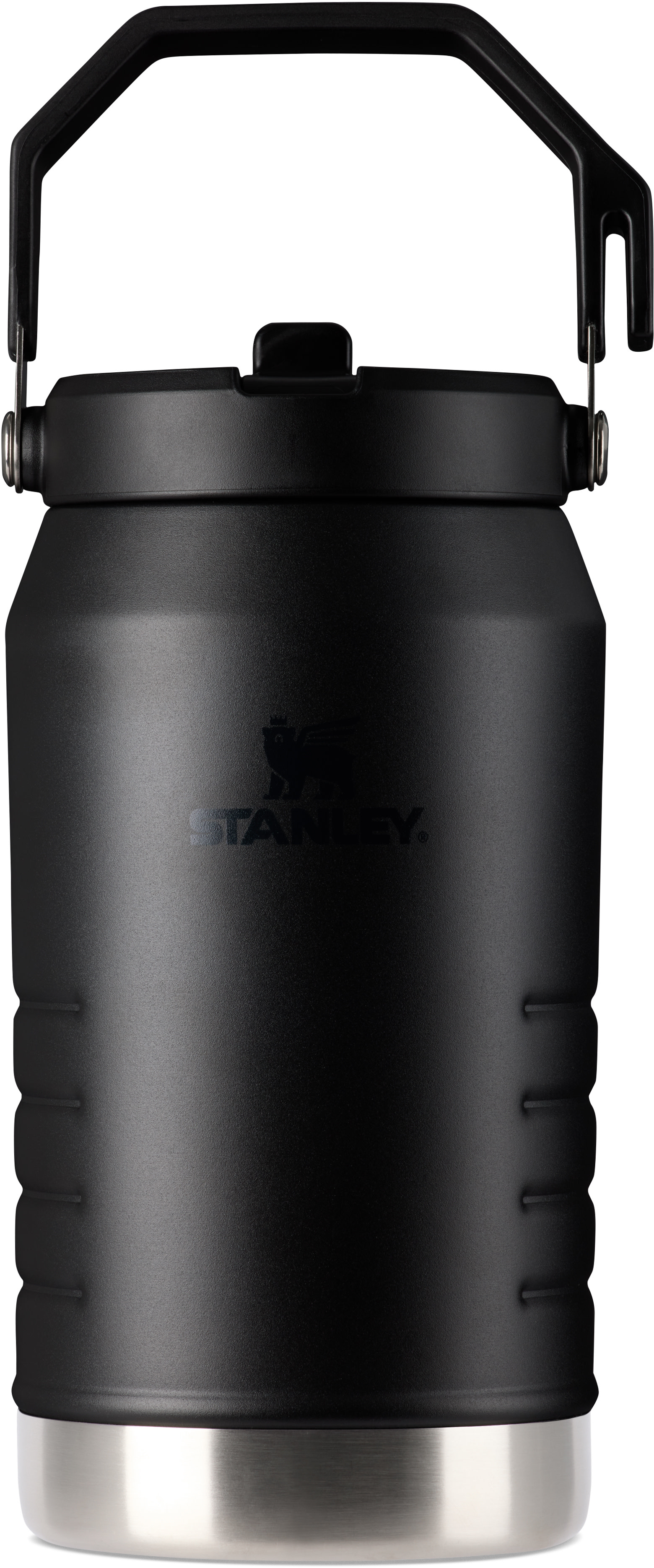 Stanley - Cruche IceFlow noire à paille rabattable, 1,9 l