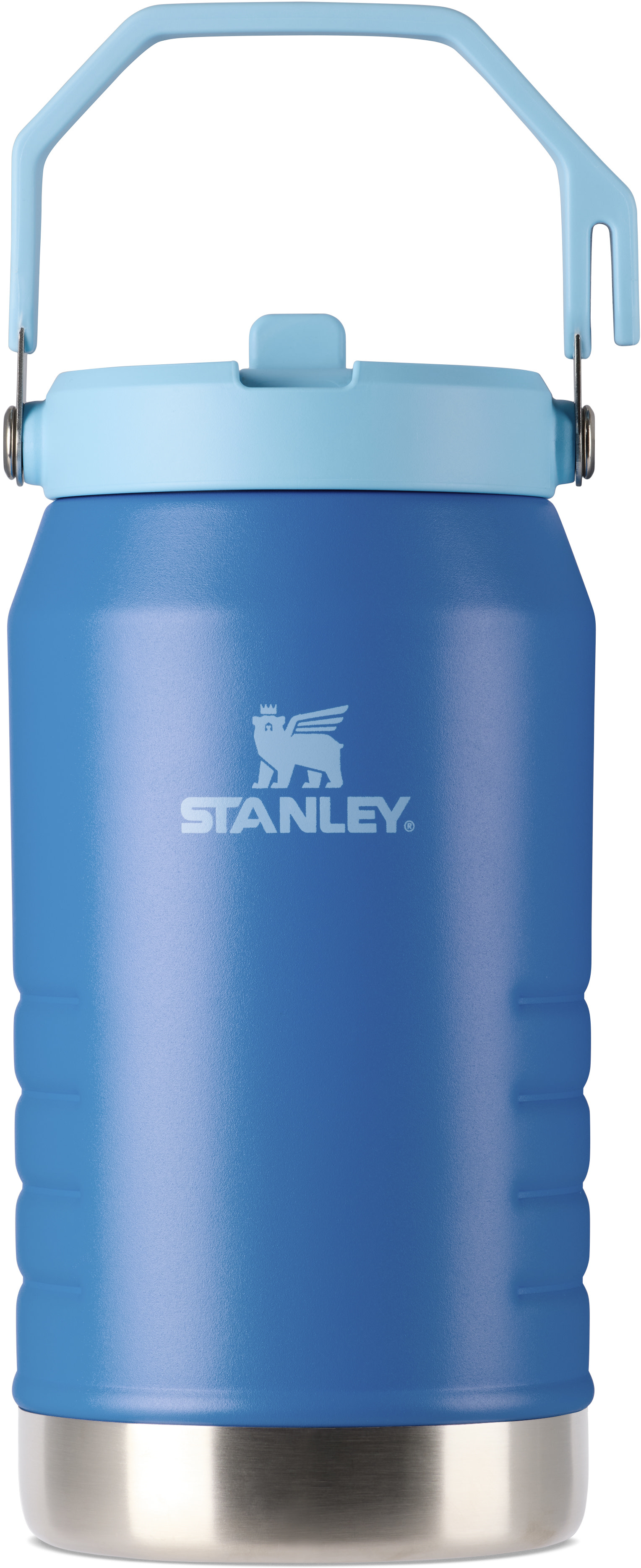 Stanley - Cruche IceFlow bleue à paille rabattable, 1,9 l