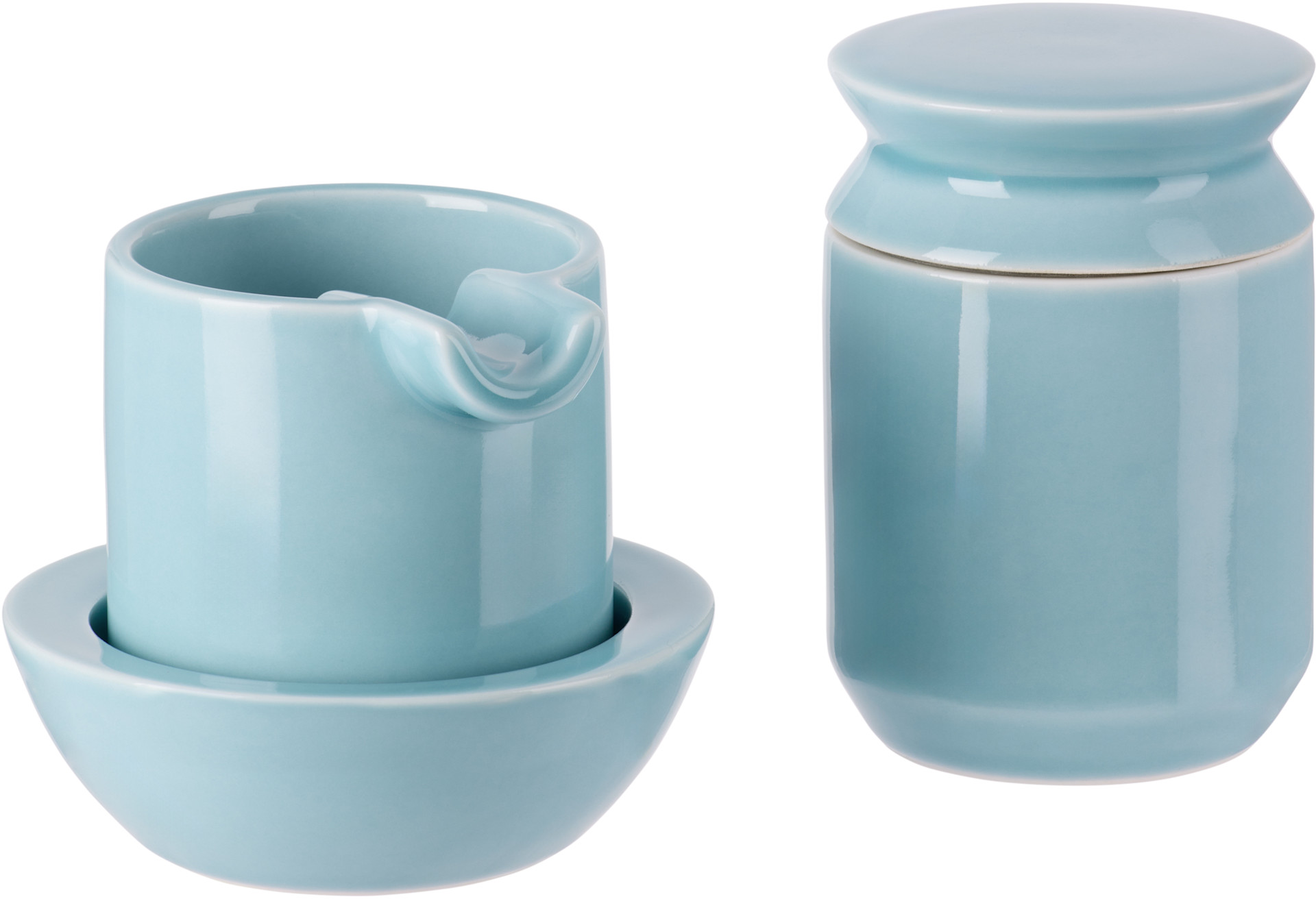 Houseplant - Ensemble de cendrier et pot bleus - By Seth