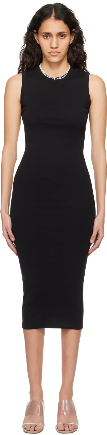 FLORE FLORE - Robe midi Esmé noire