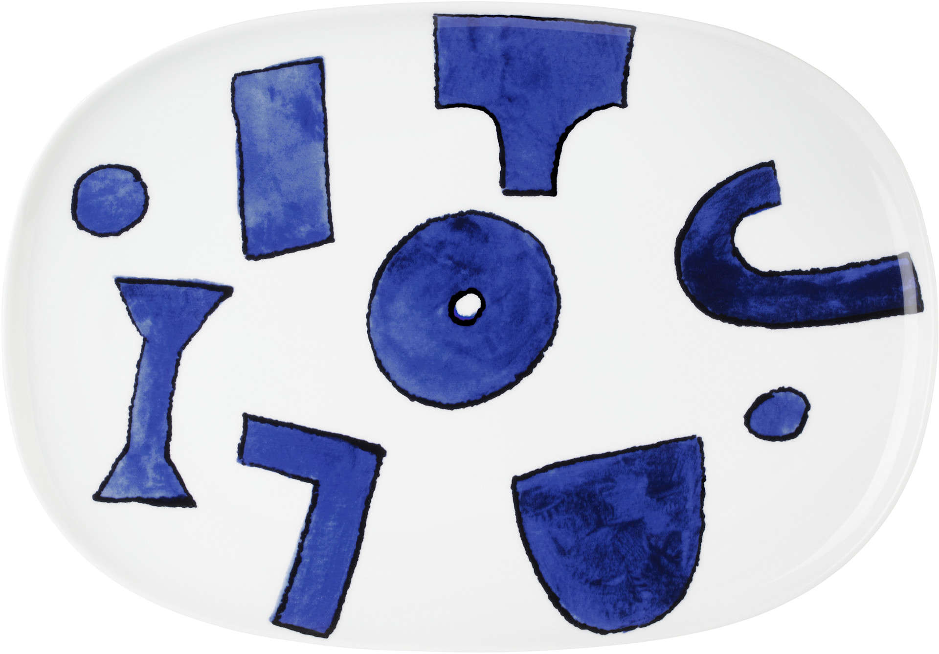 Alessi - White Itsumo Oval Serving Plate