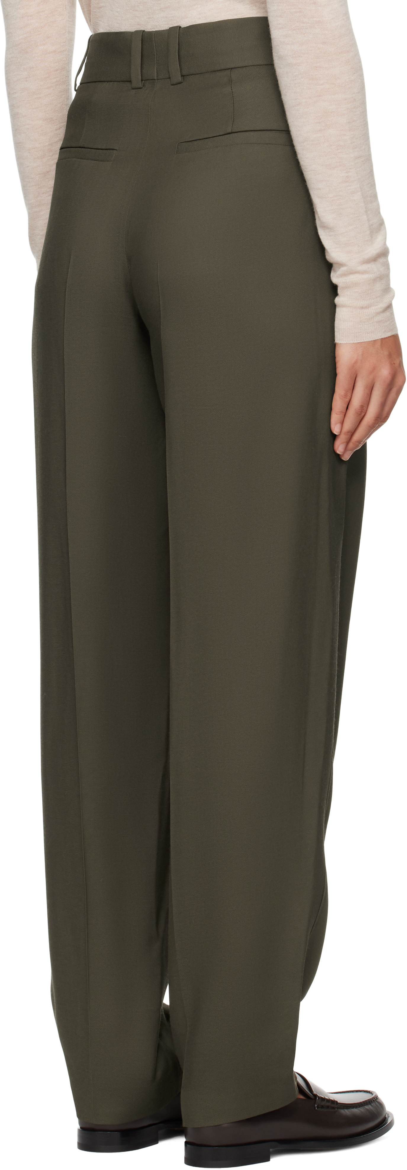 JOSEPH - Pantalon Germain vert