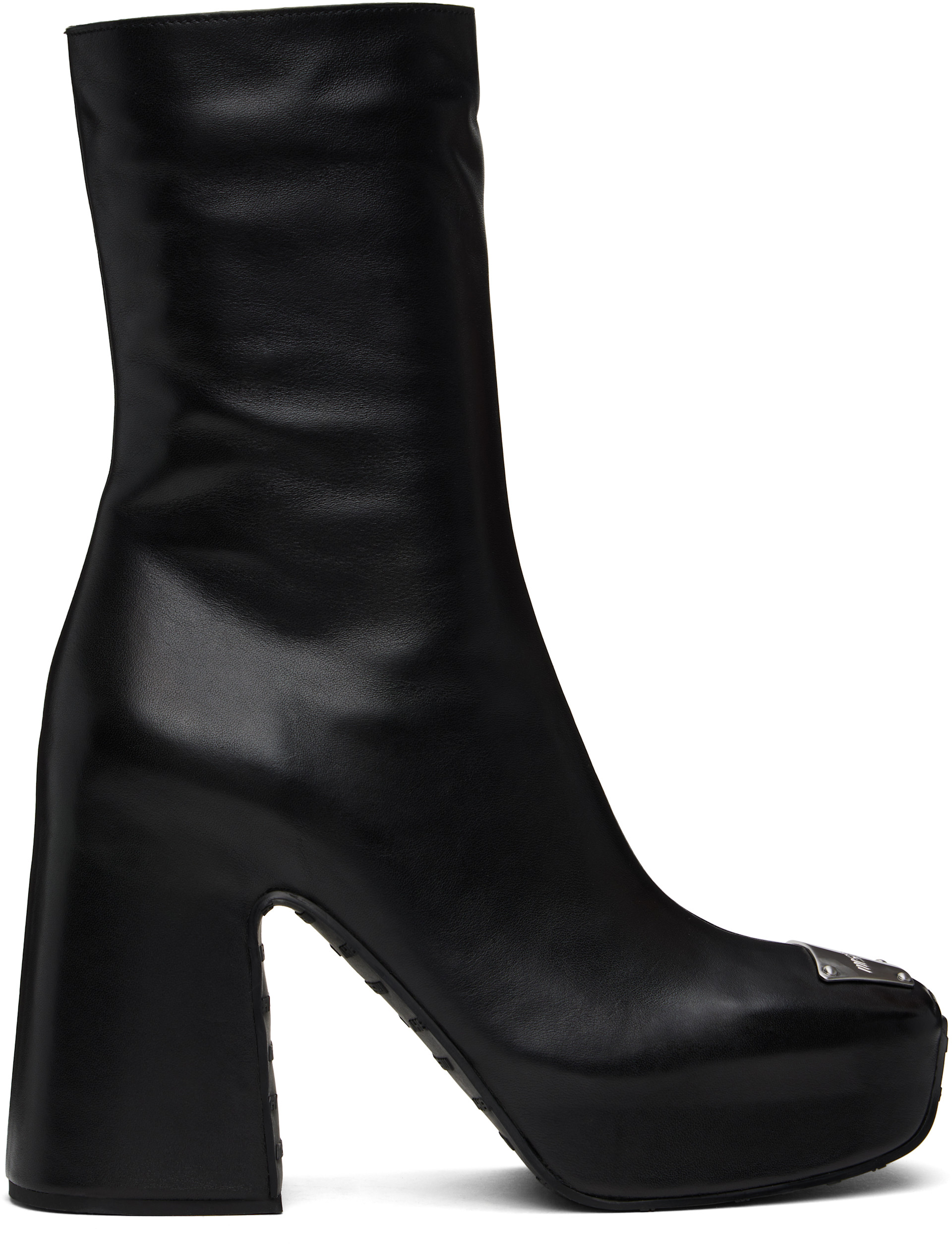 MISBHV - Bottes Pop noires à plateforme