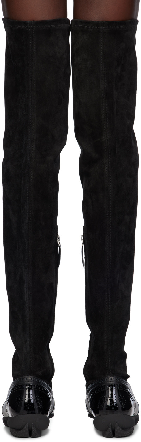 Kiko Kostadinov: Black Sonia High Boots | SSENSE