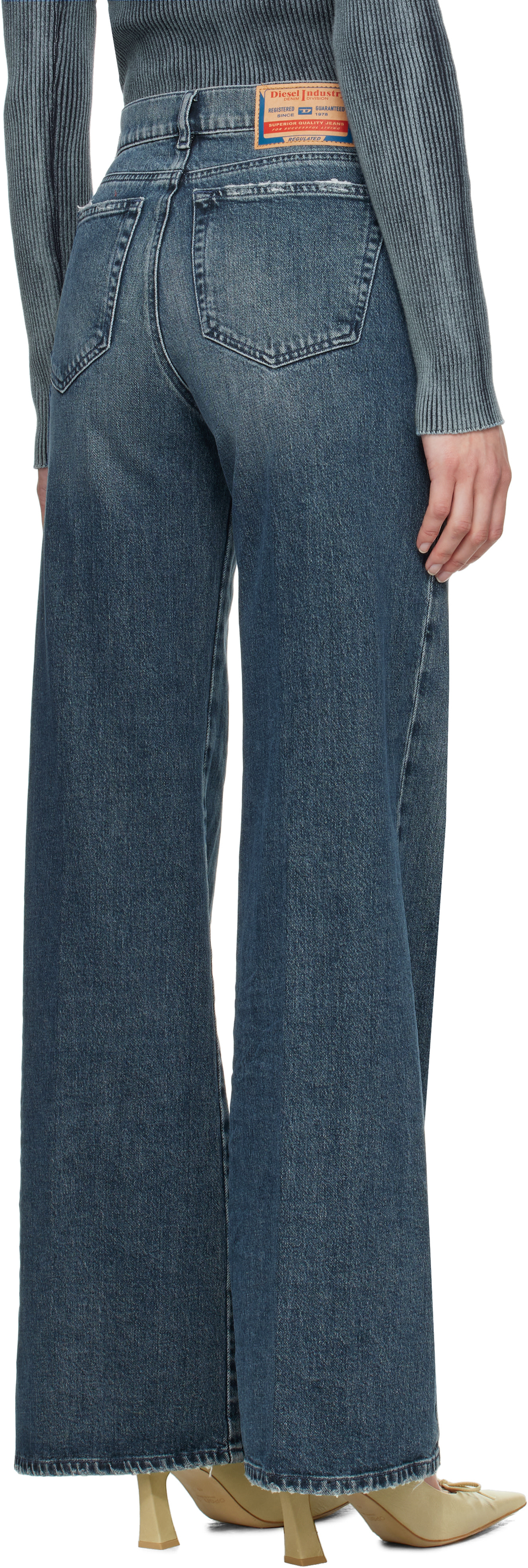 Diesel: Blue Flare 1978 D-Akemi 007y7 Jeans | SSENSE