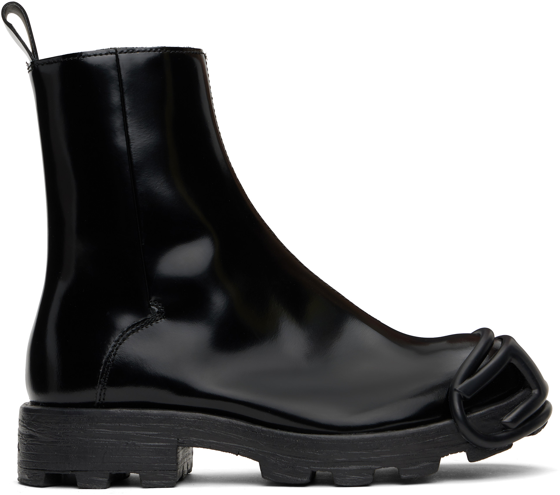 Diesel: Black D-Hammer Bt Zip D Boots | SSENSE Diesel: Black D-Hammer Bt Zip D Boots | SSENSE