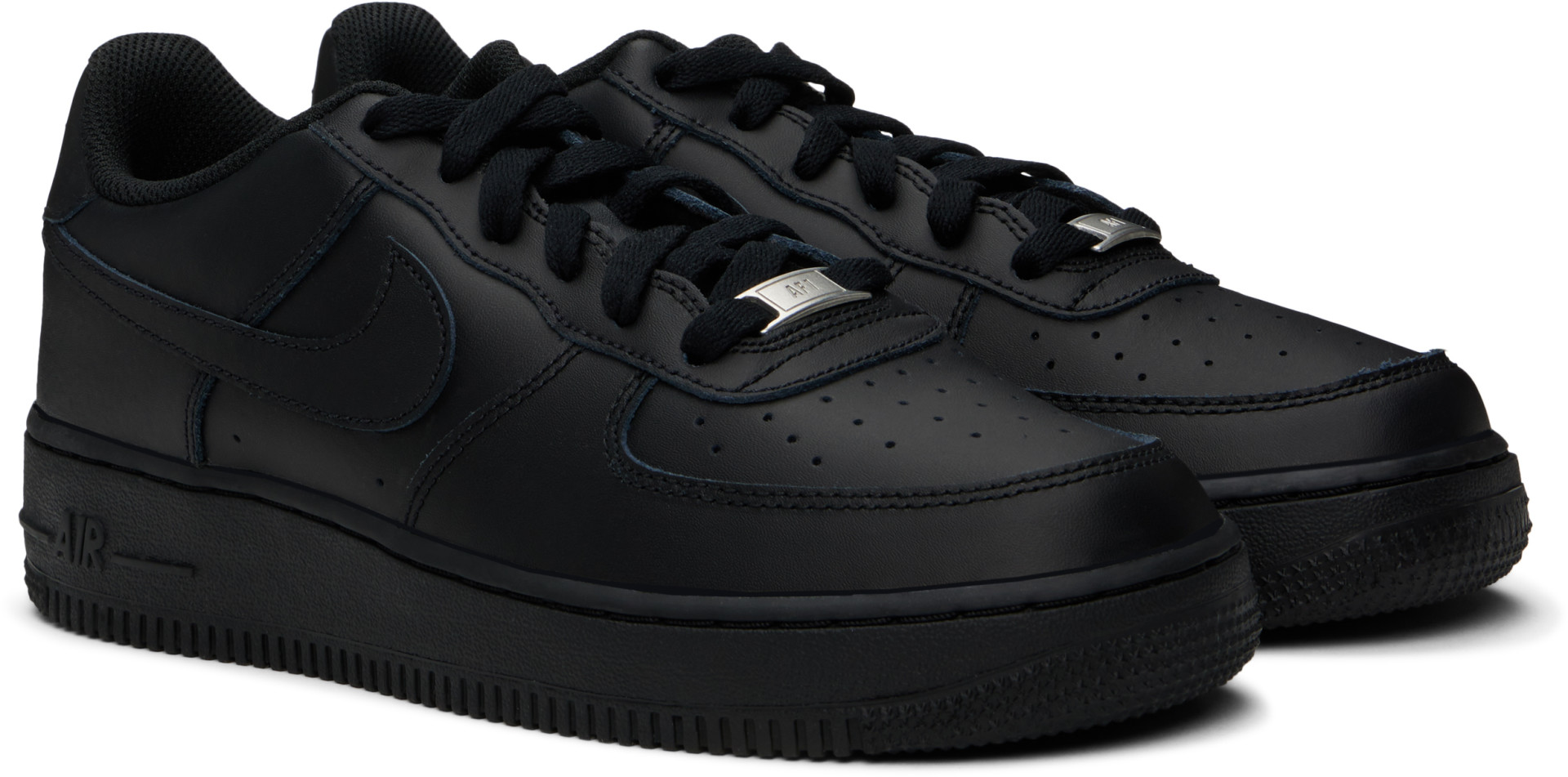 Nike - Enfant | Baskets Air Force 1 noires édition limitée