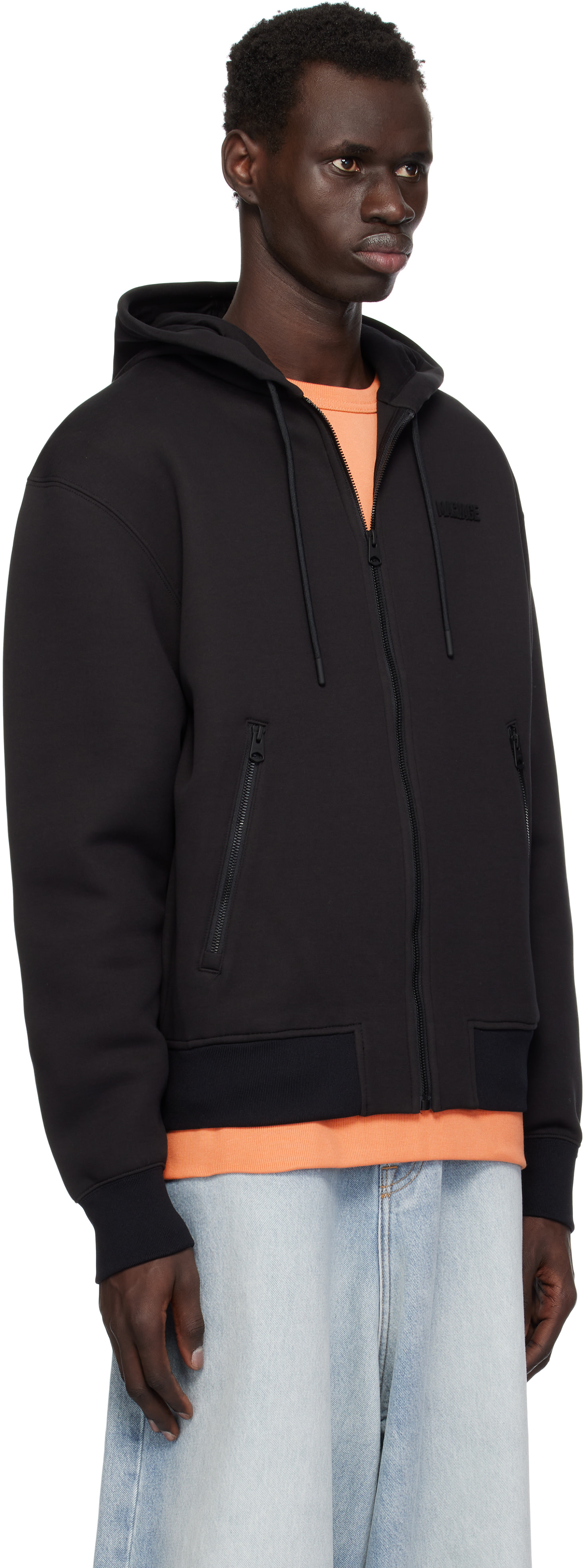 MACKAGE: Black Krystos Hoodie | SSENSE Canada