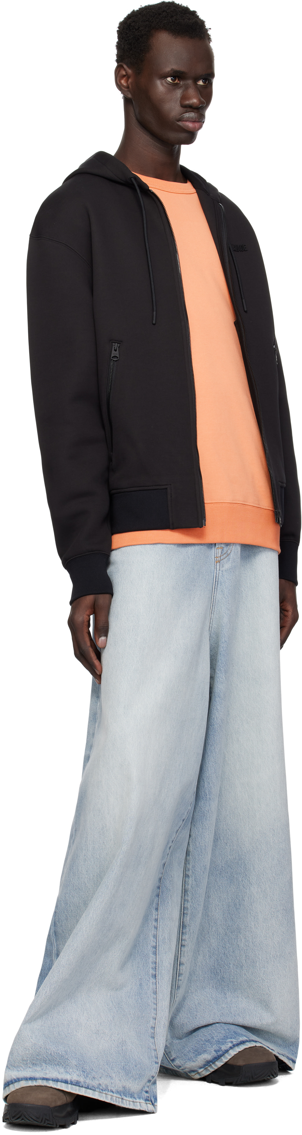 MACKAGE: Black Krystos Hoodie | SSENSE Canada