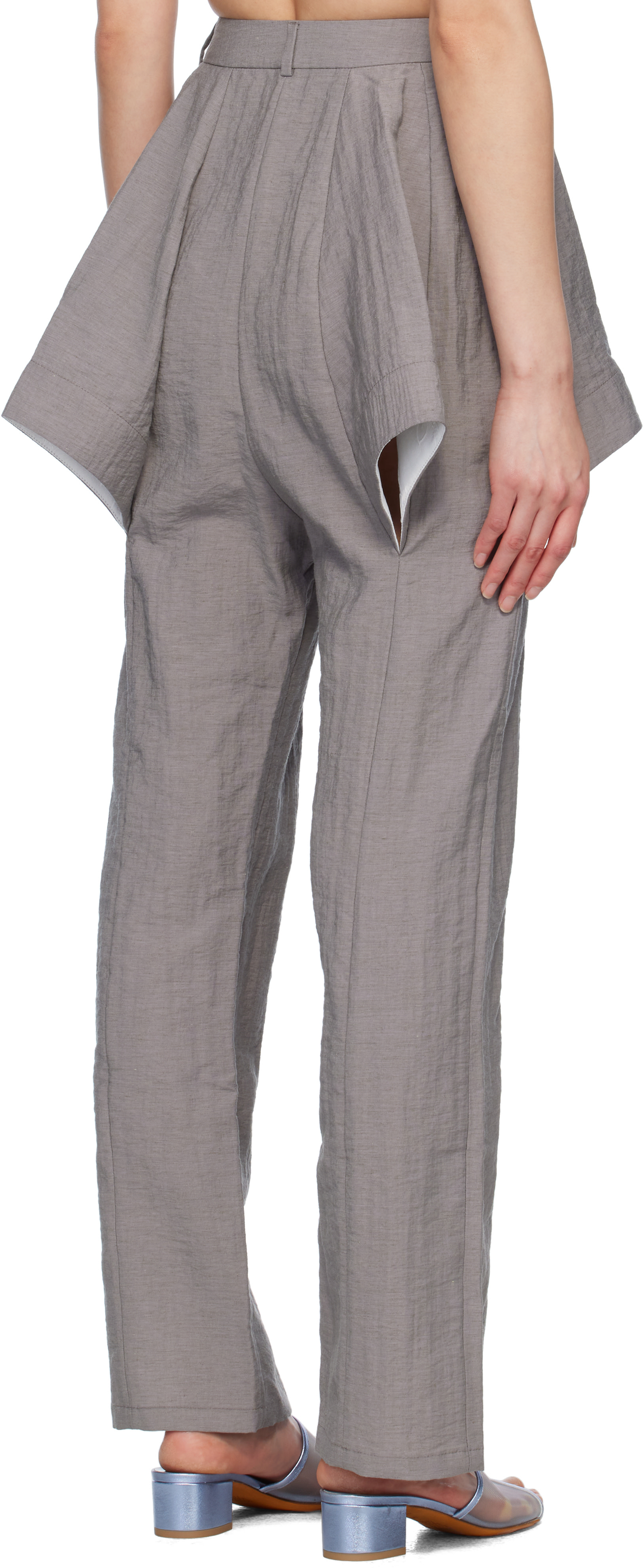 J.KIM - Pantalon Lazzat gris