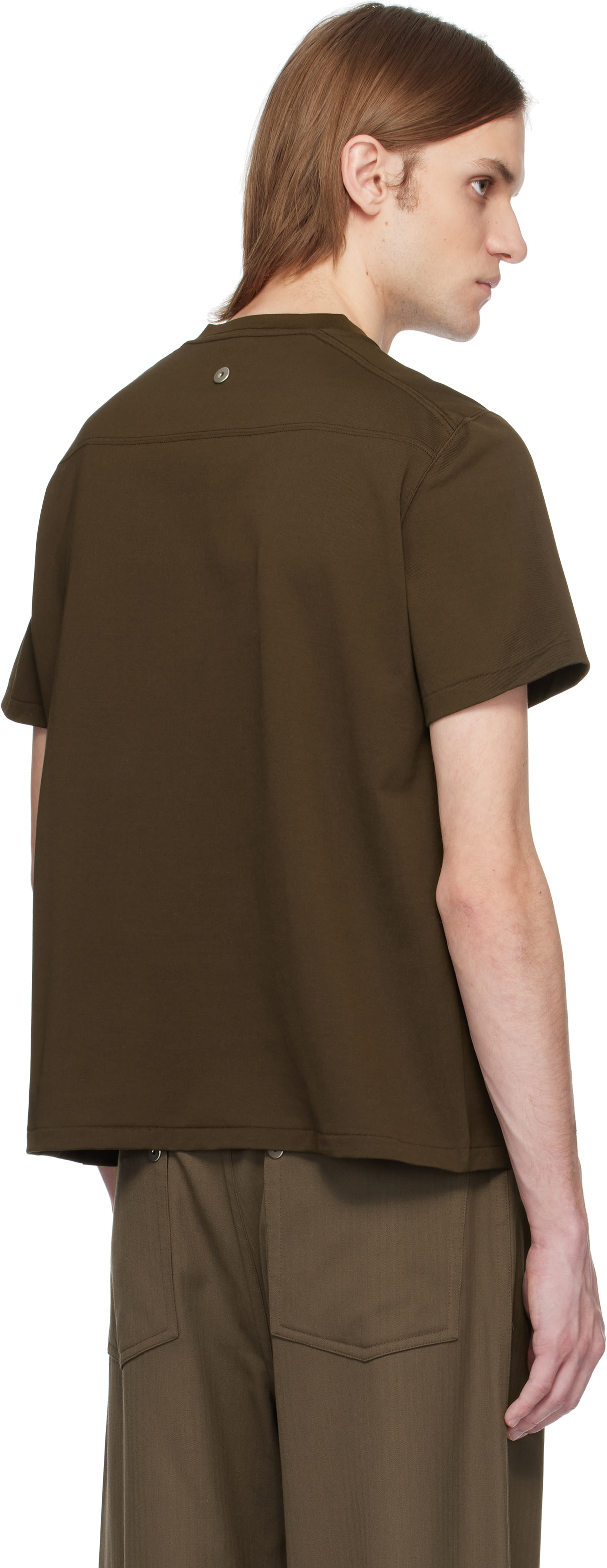 Omar Afridi: Brown Cotton T-shirt | SSENSE Taiwan
