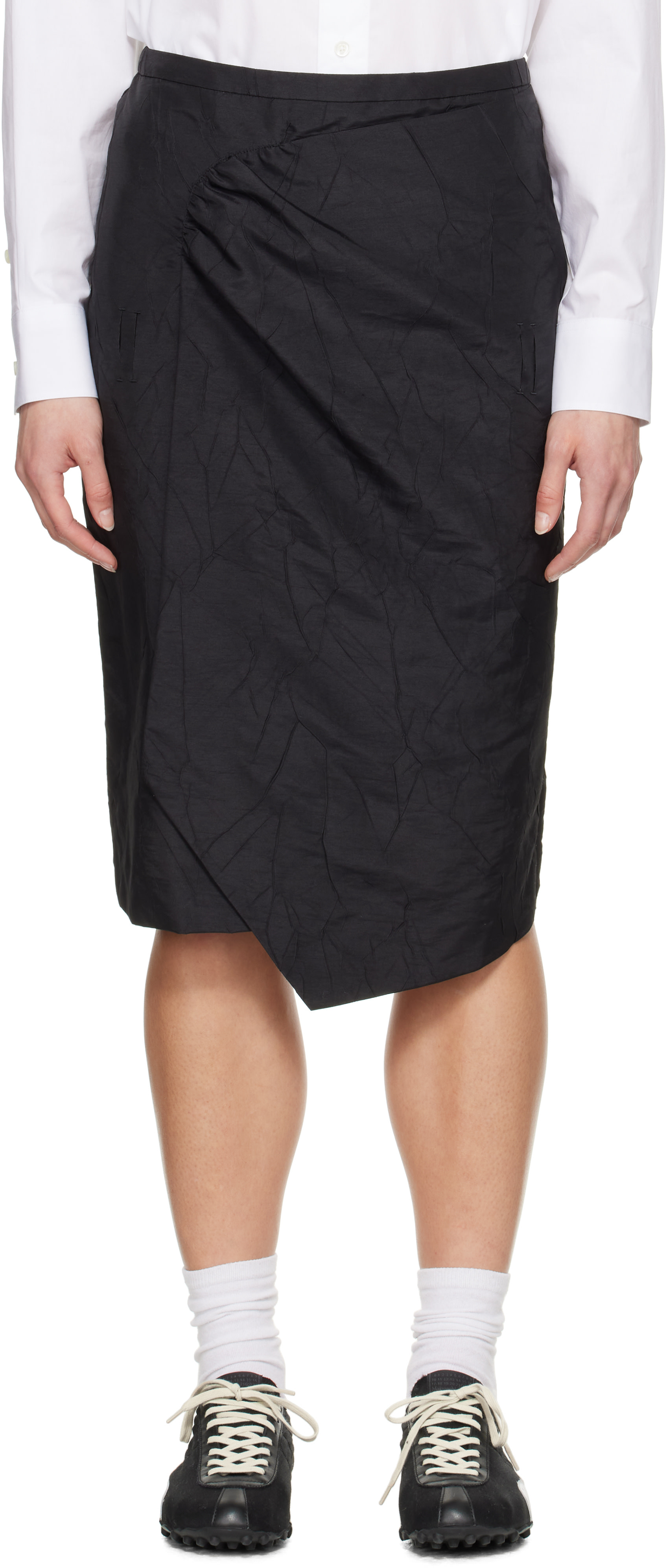 ADER error - Jupe midi Medium noire