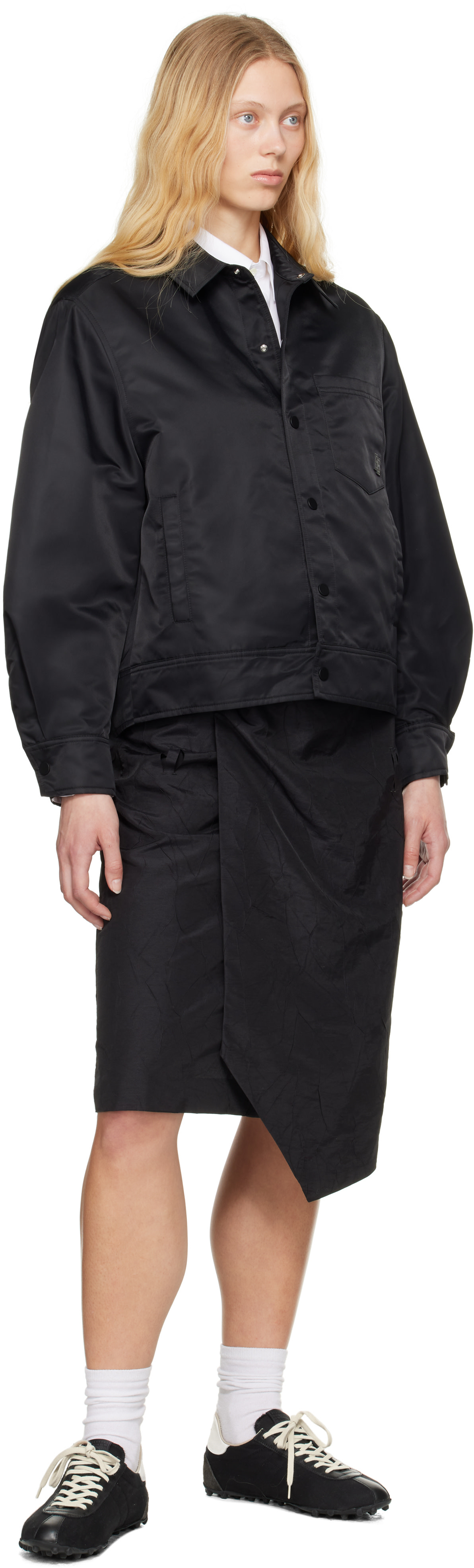 ADER error - Jupe midi Medium noire