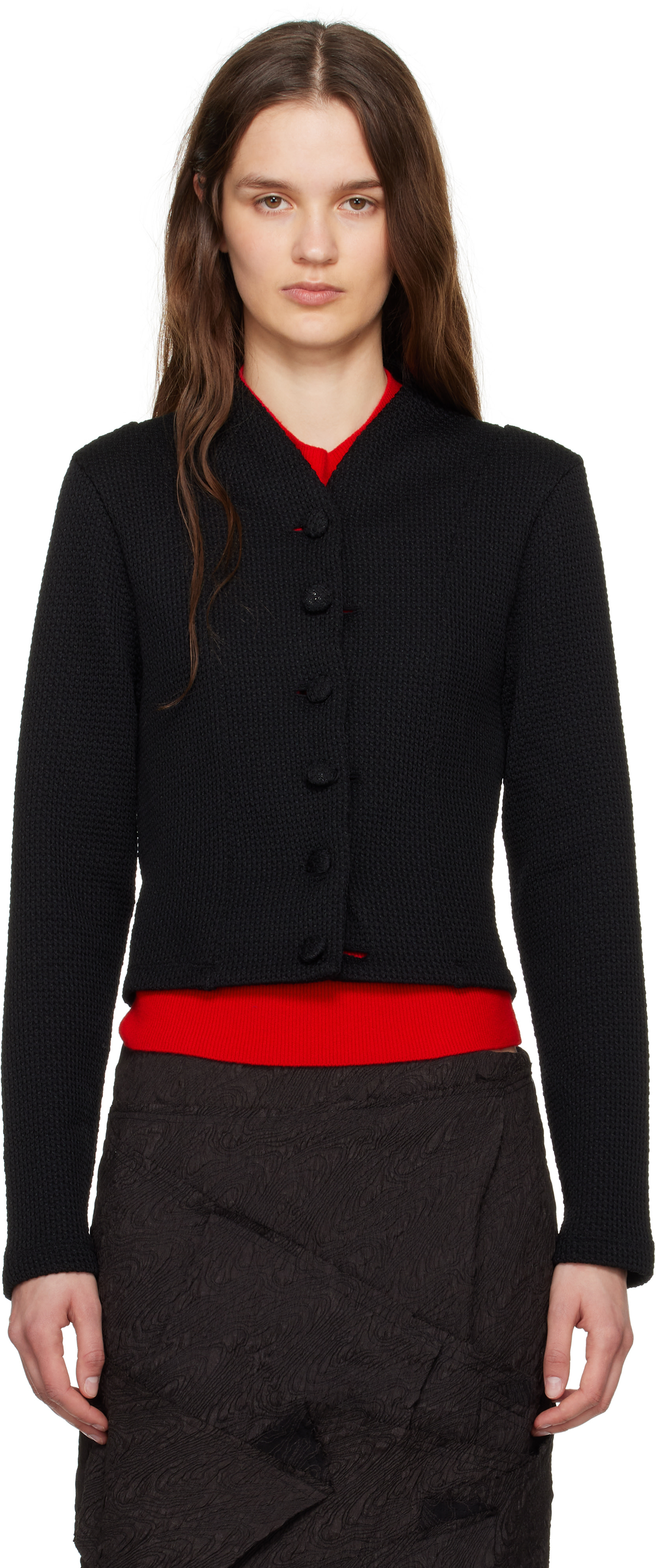 ADER error: Black Product. 62 Cardigan | SSENSE Thailand