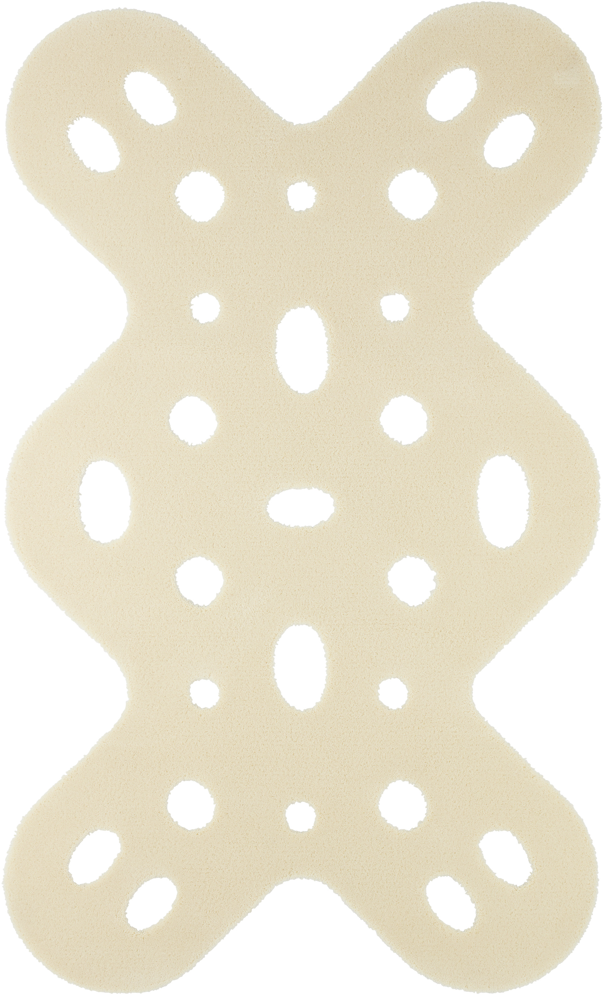 Okej - Tapis Foom blanc cassé