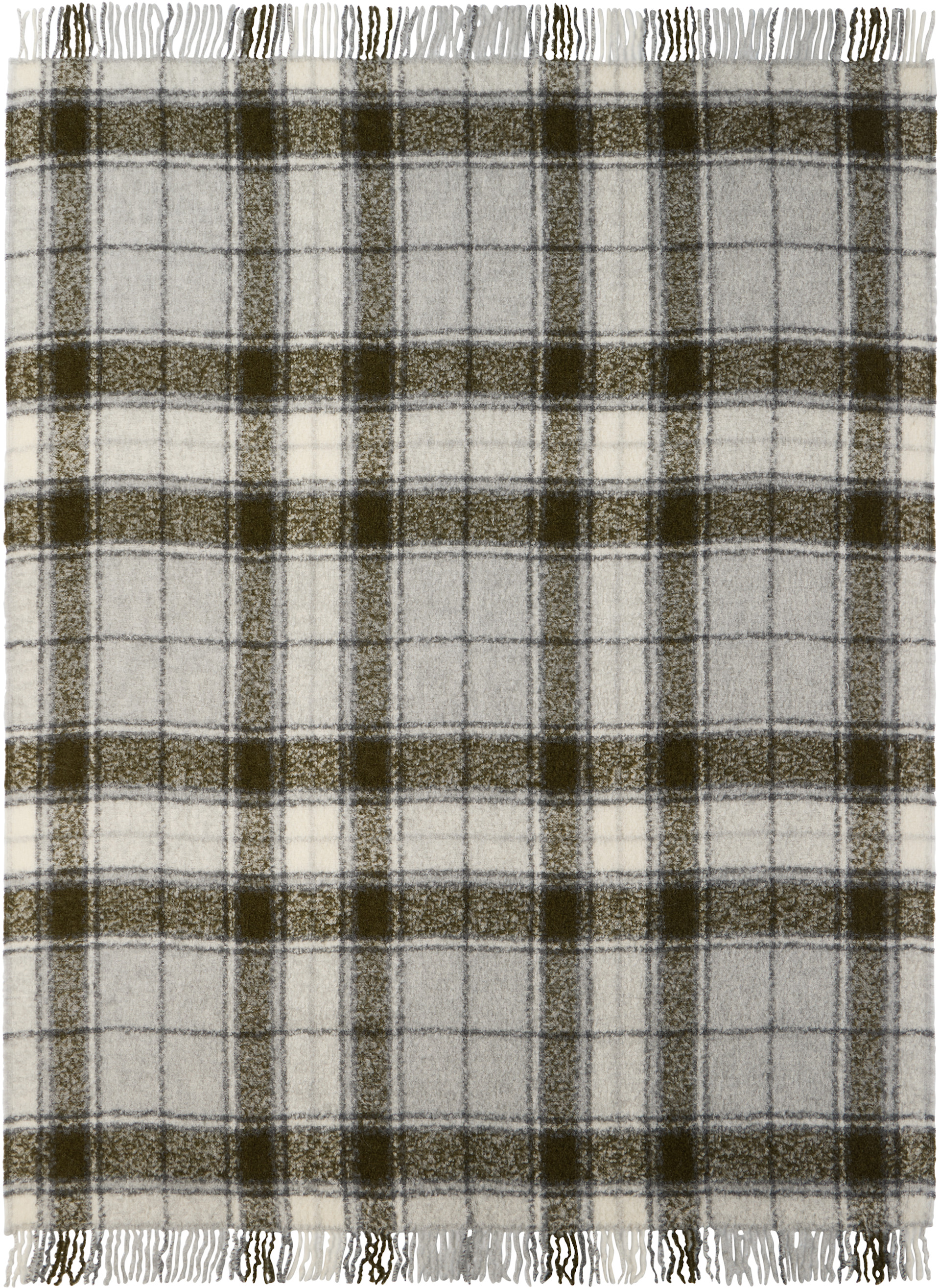 The Conran Shop - Gray Alpaca Tartan Throw