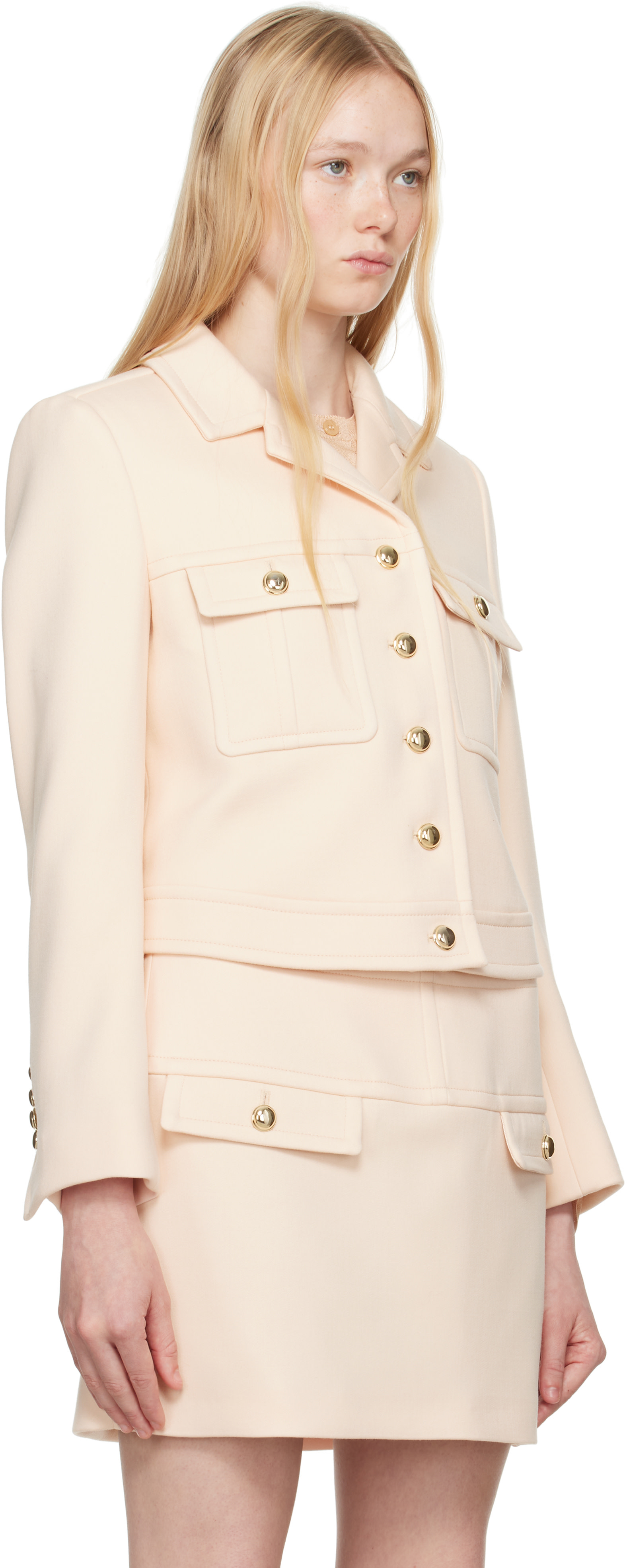 TOM FORD - Saharienne écourtée rose