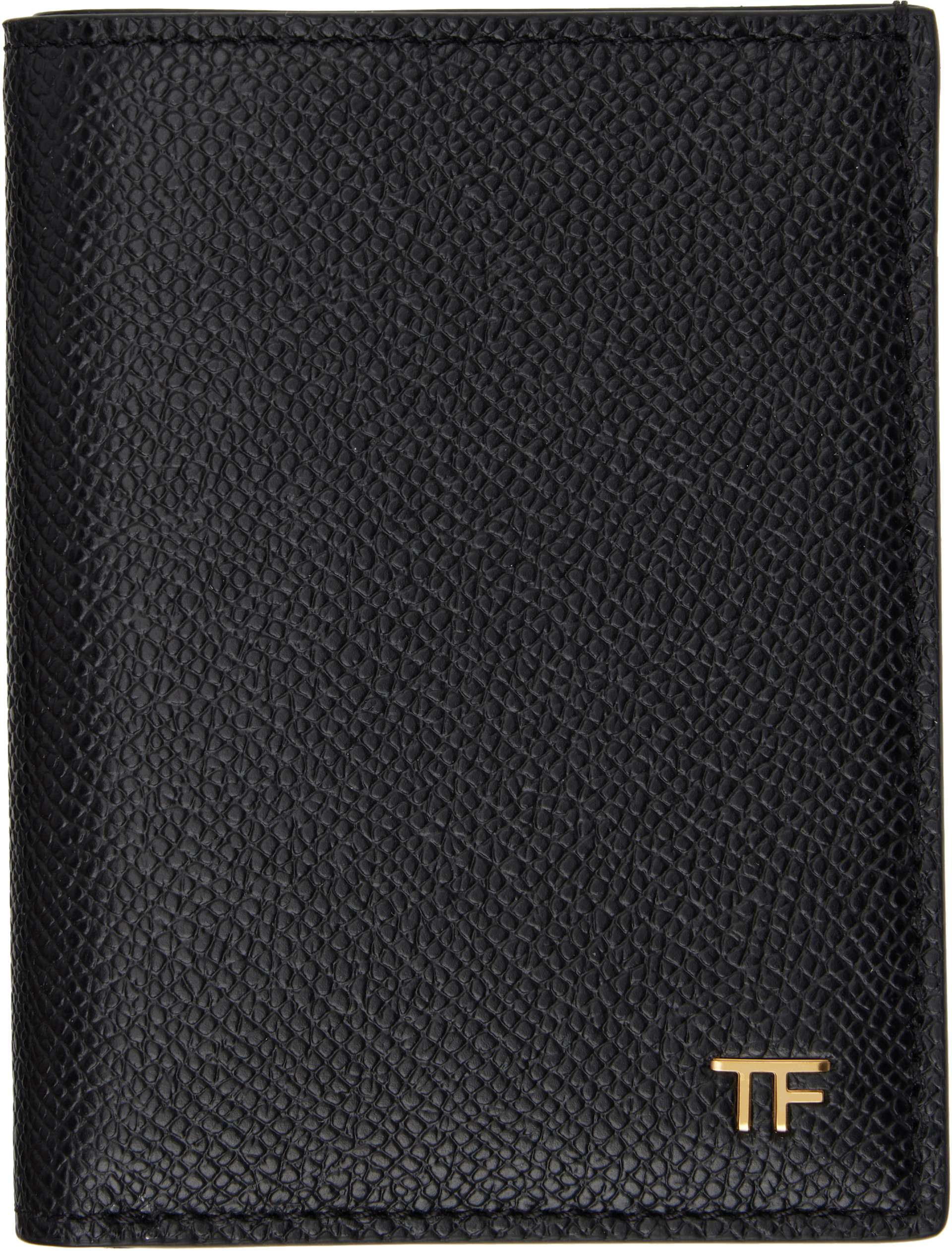 TOM FORD - 블랙 스몰 폴딩 카드 지갑