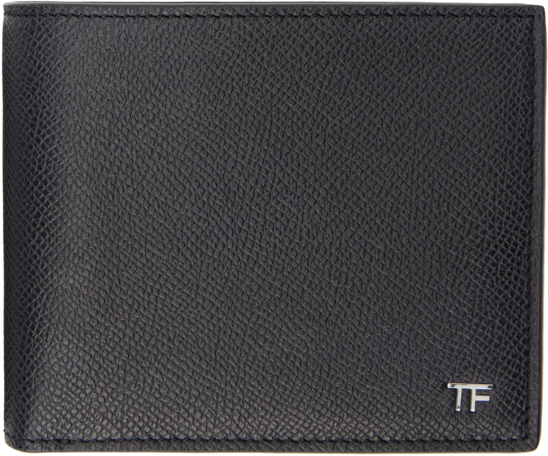 TOM FORD: ブラック スモール グレインレザー 札入れ | SSENSE 日本