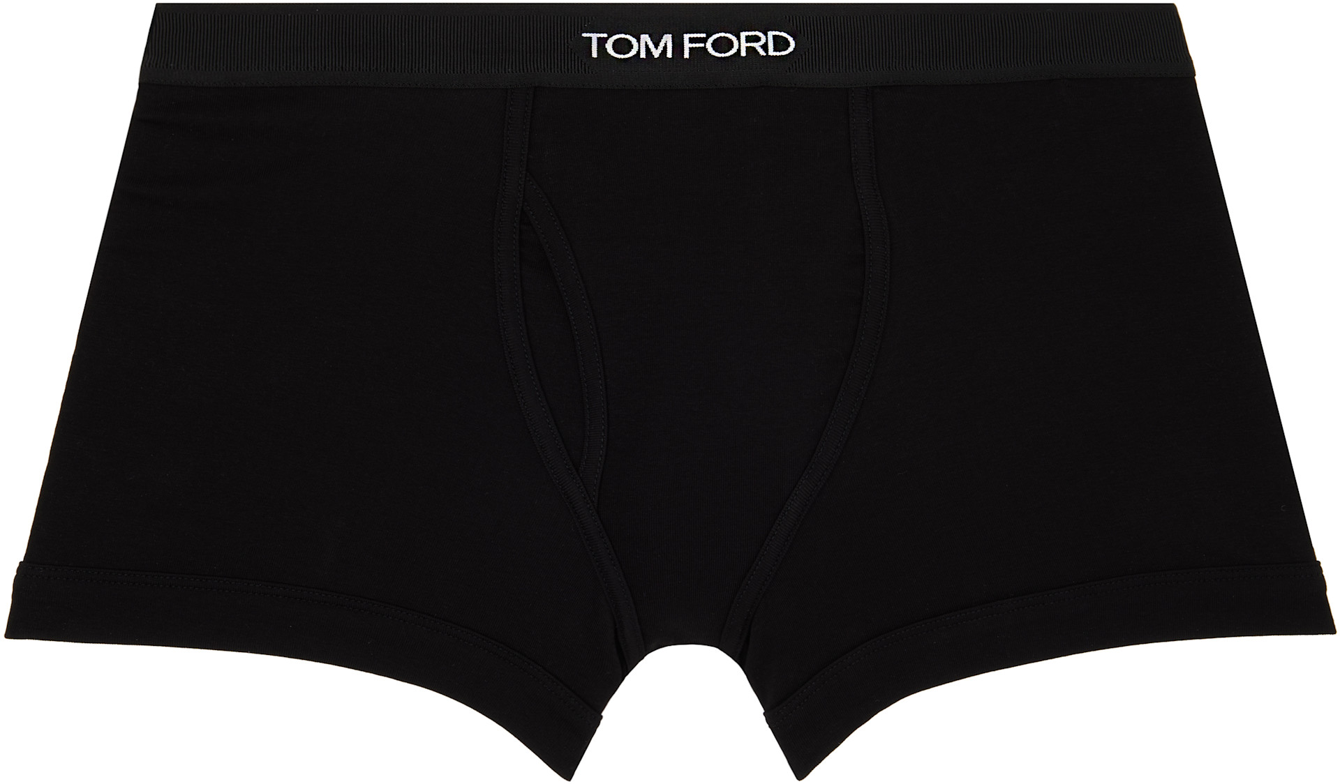 TOM FORD - 블랙 코튼 박서 브리프