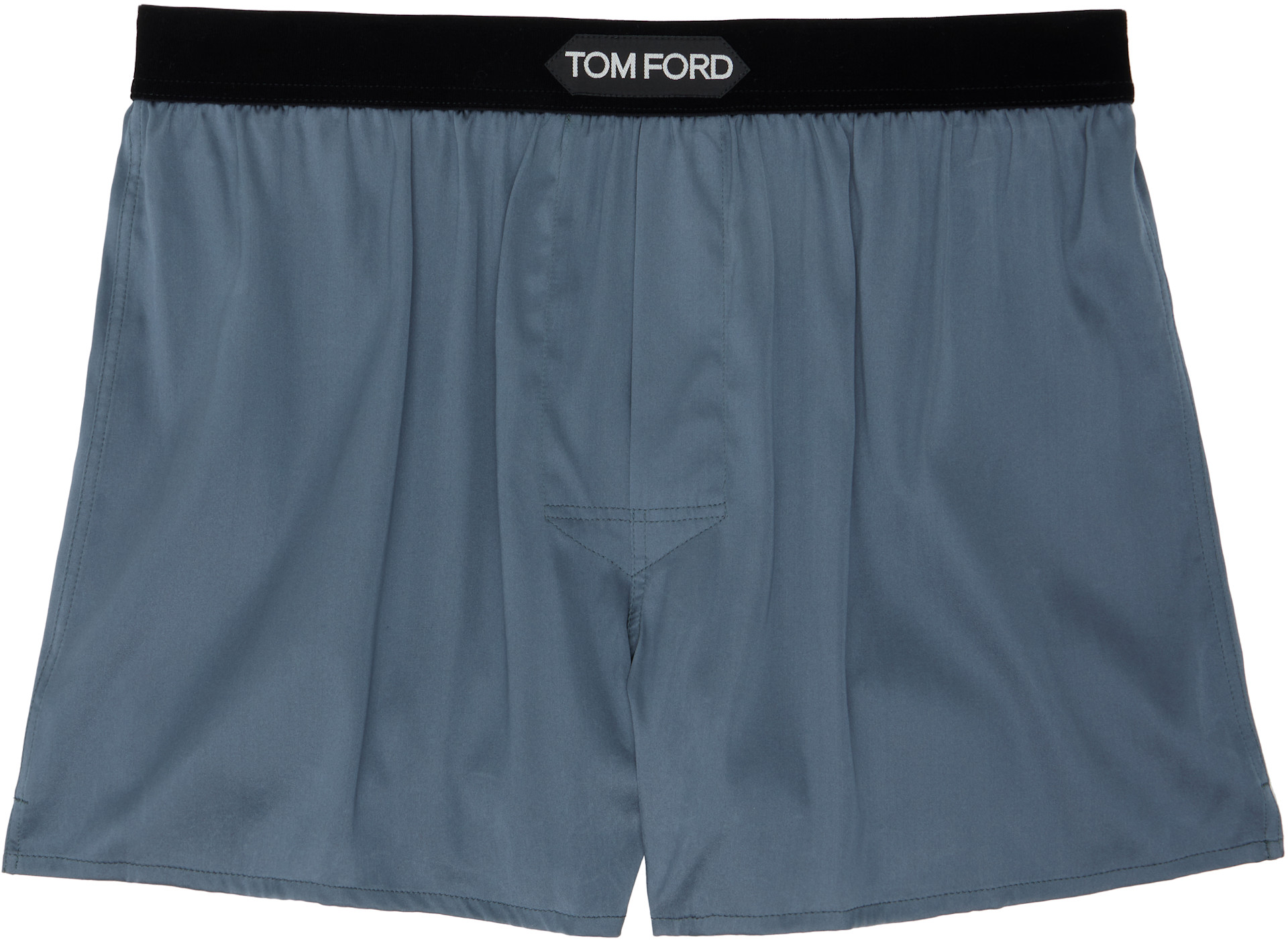 TOM FORD - グレー シルク ボクサー