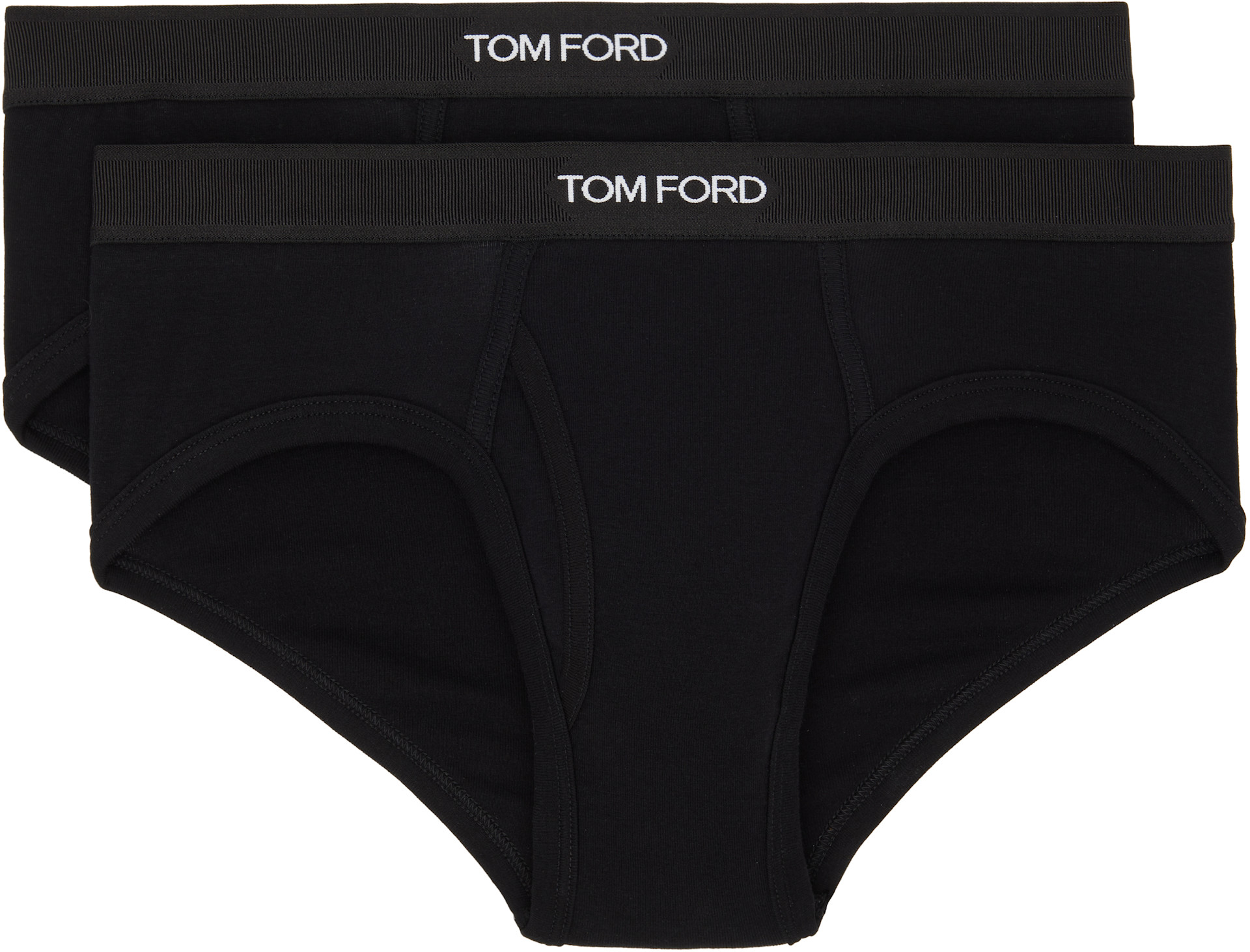 TOM FORD - 블랙 코튼 브리프 세트