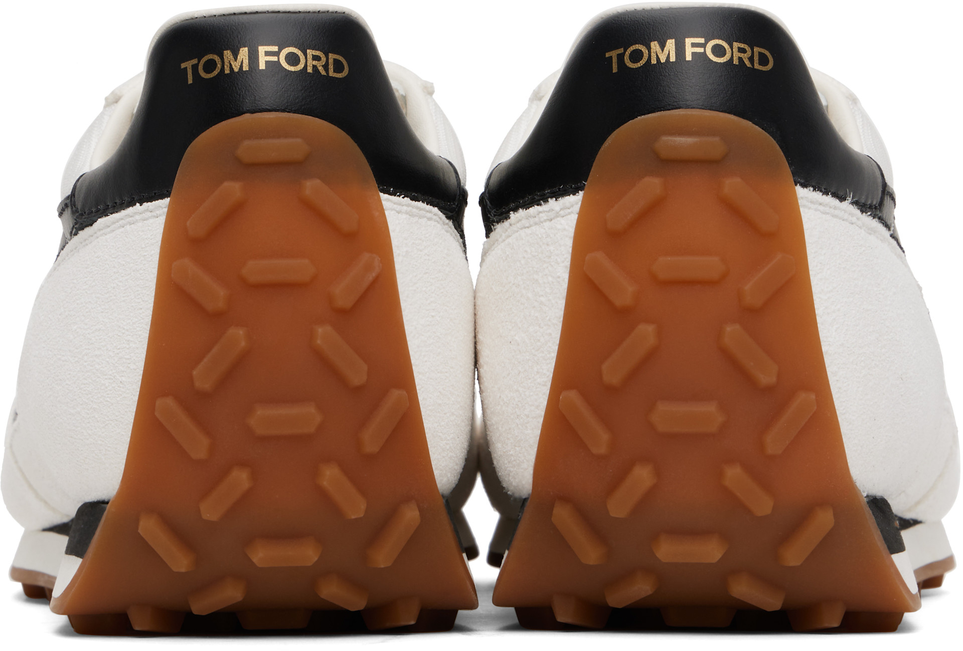 TOM FORD - Baskets Mick blanches en suède