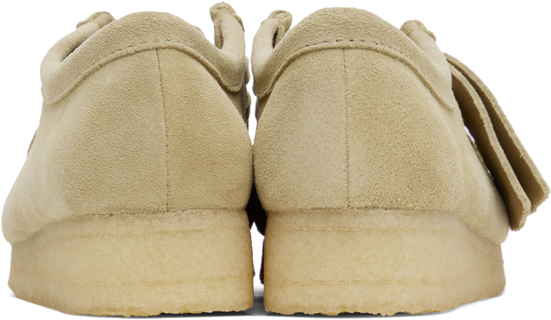 Clarks Originals: Beige Wallabee Derbys | SSENSE