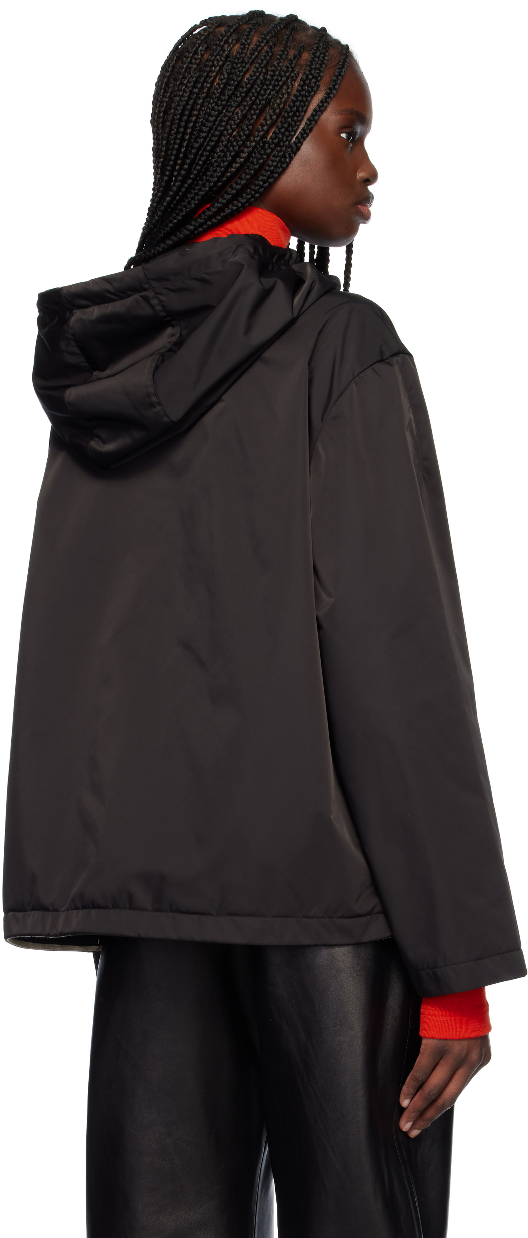 Moncler - Blouson Cassiopea noir à capuche