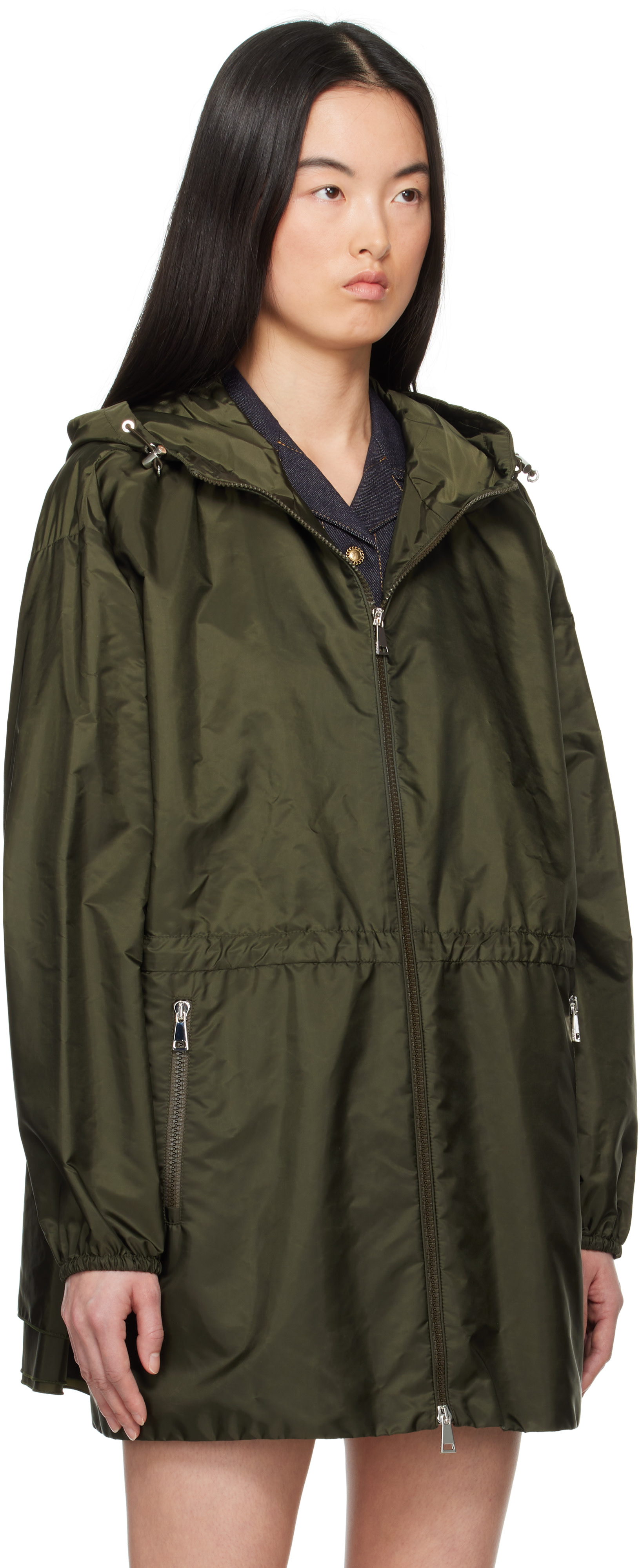 ジャケット・アウター moncler wete giubbotto Moncler: Green Wete Hooded Jacket | SSENSE