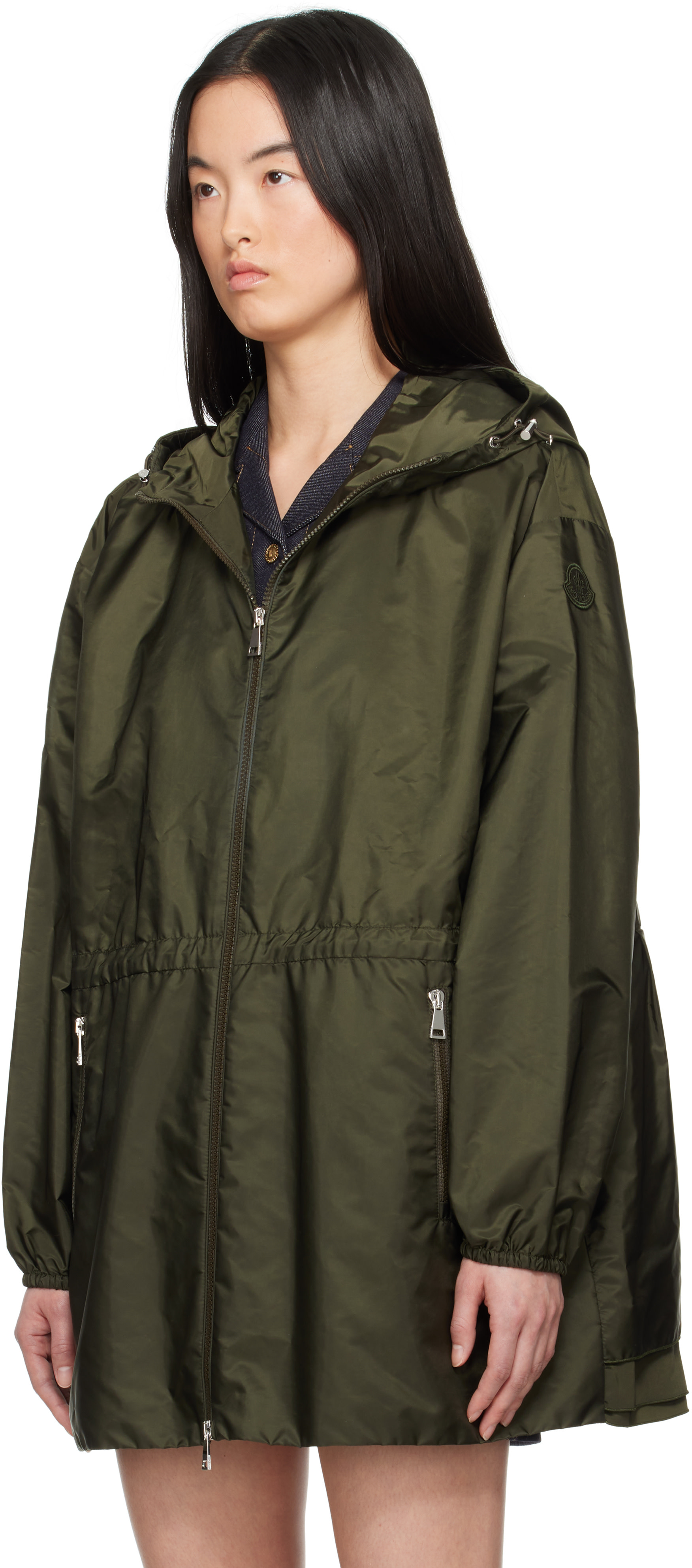 ジャケット・アウター moncler wete giubbotto Moncler: Green Wete Hooded Jacket | SSENSE