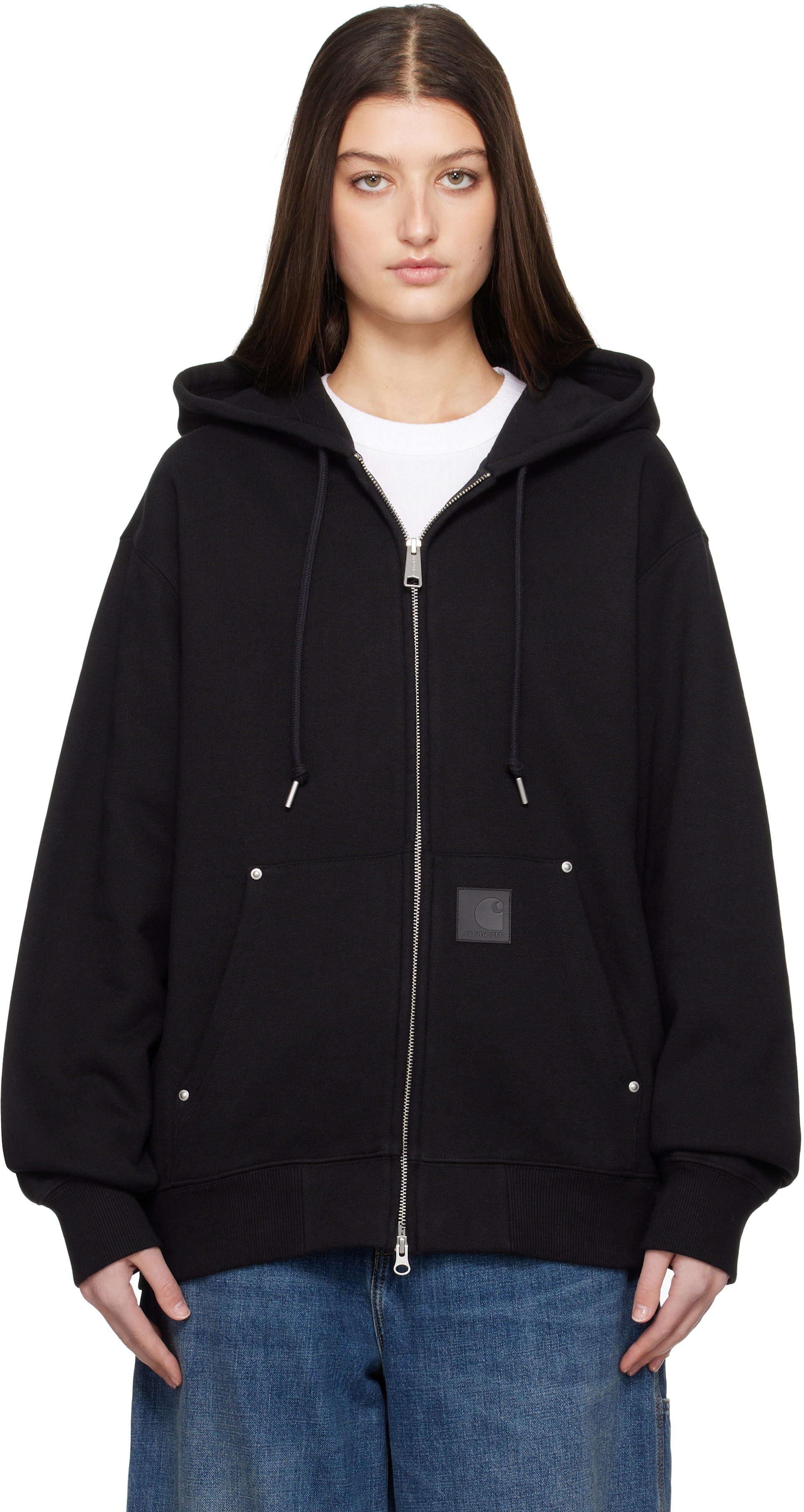 Carhartt Work In Progress - Pull à capuche noir - Eldon