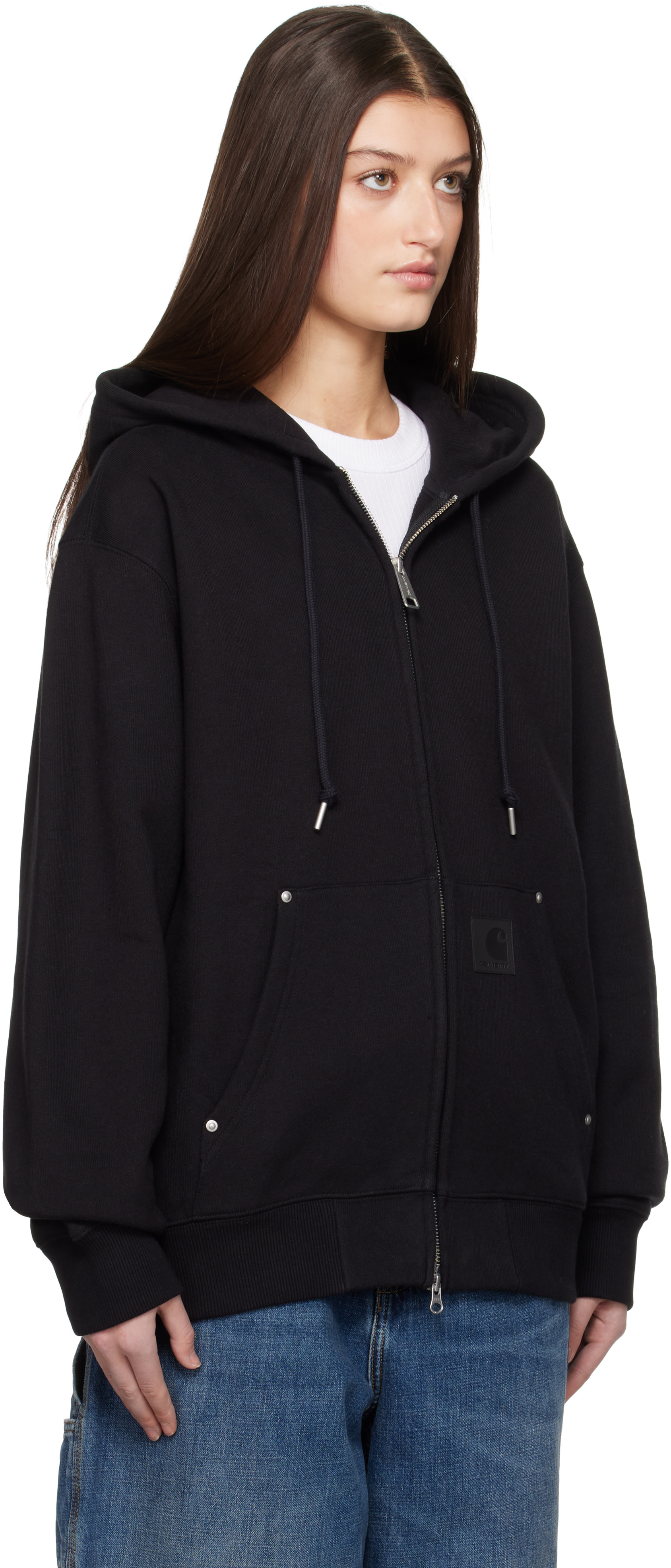 Carhartt Work In Progress - Pull à capuche noir - Eldon