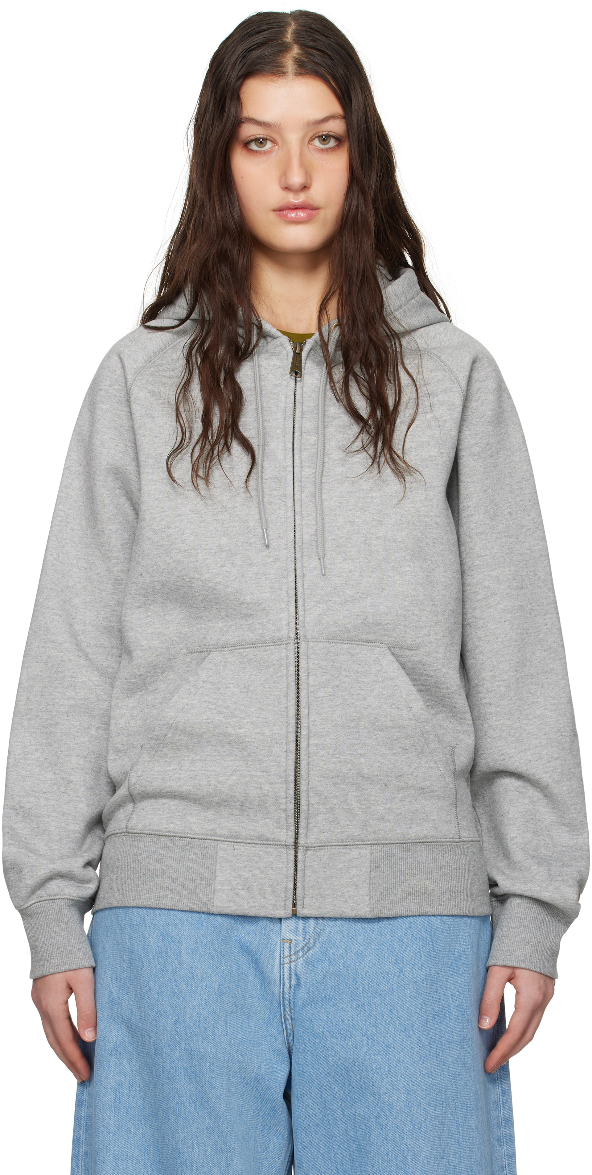 Carhartt Work In Progress - Pull à capuche gris - Chase