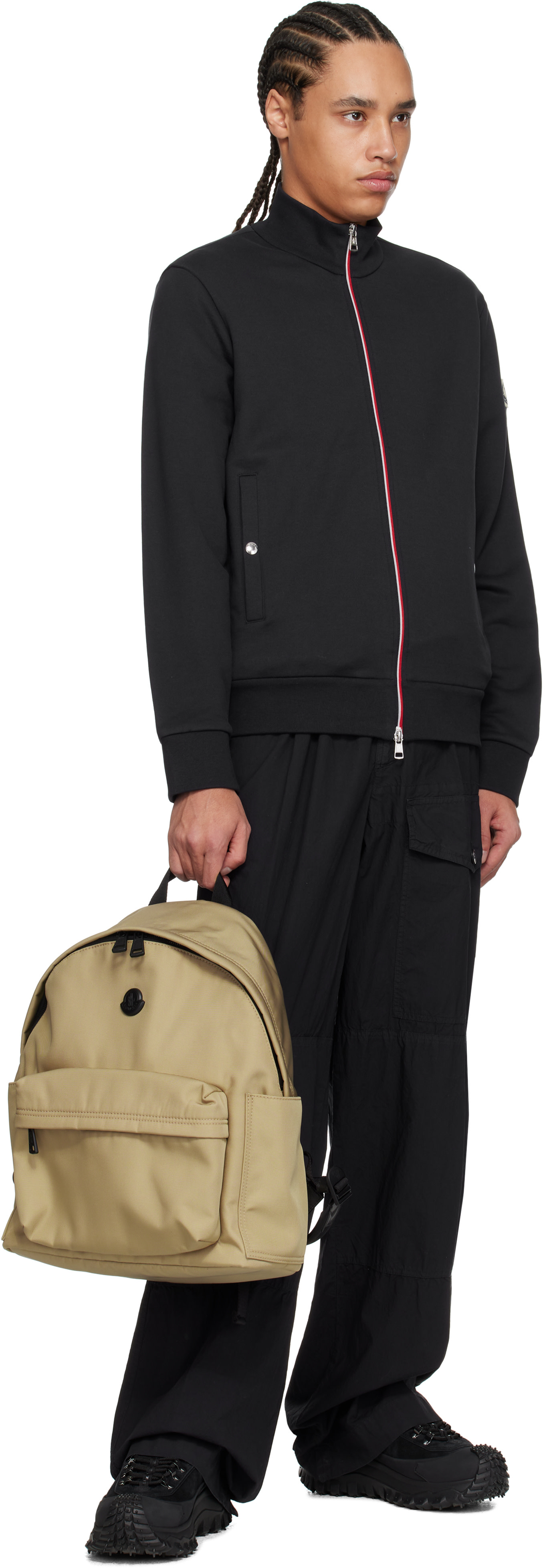 Moncler: Beige New Pierrick Backpack | SSENSE