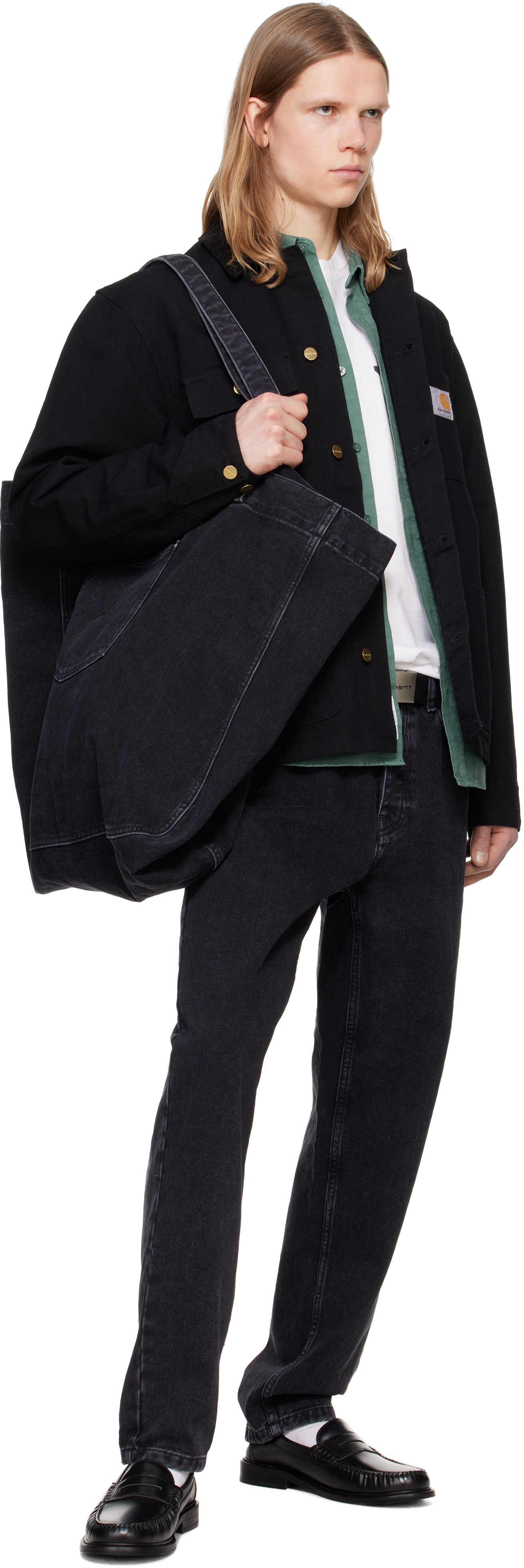 Carhartt Work In Progress - Black Rivet Tote
