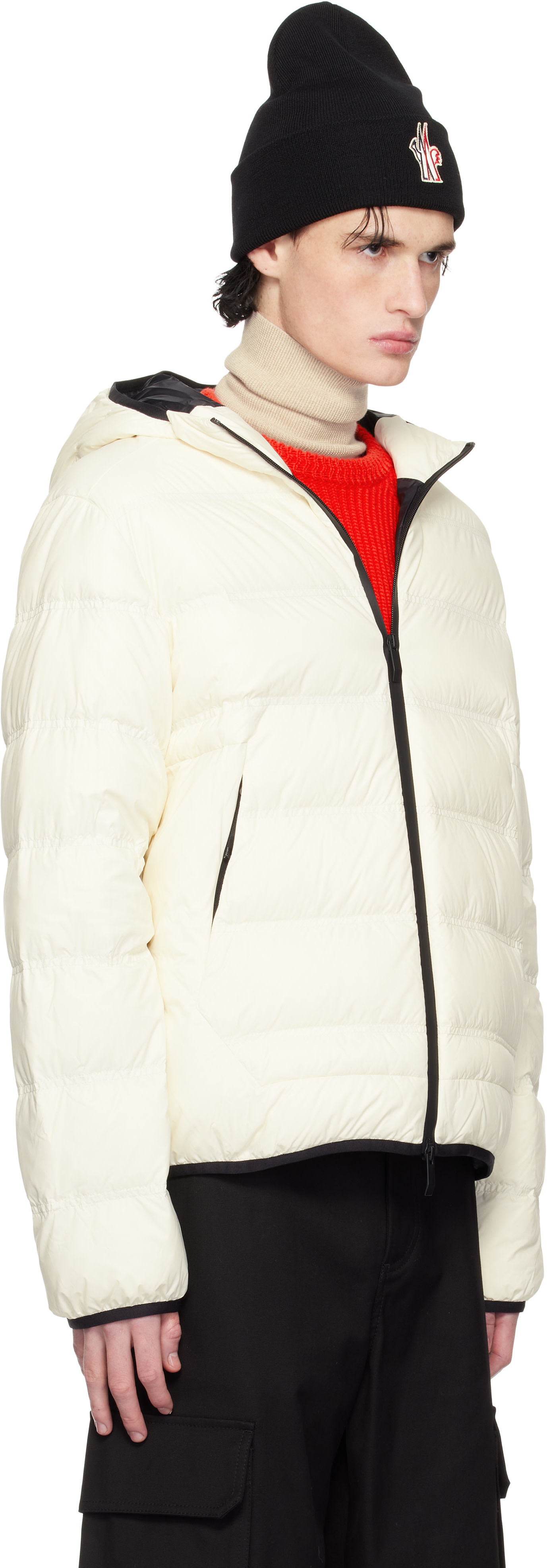 Moncler: Off-White Gardy Down Jacket | SSENSE