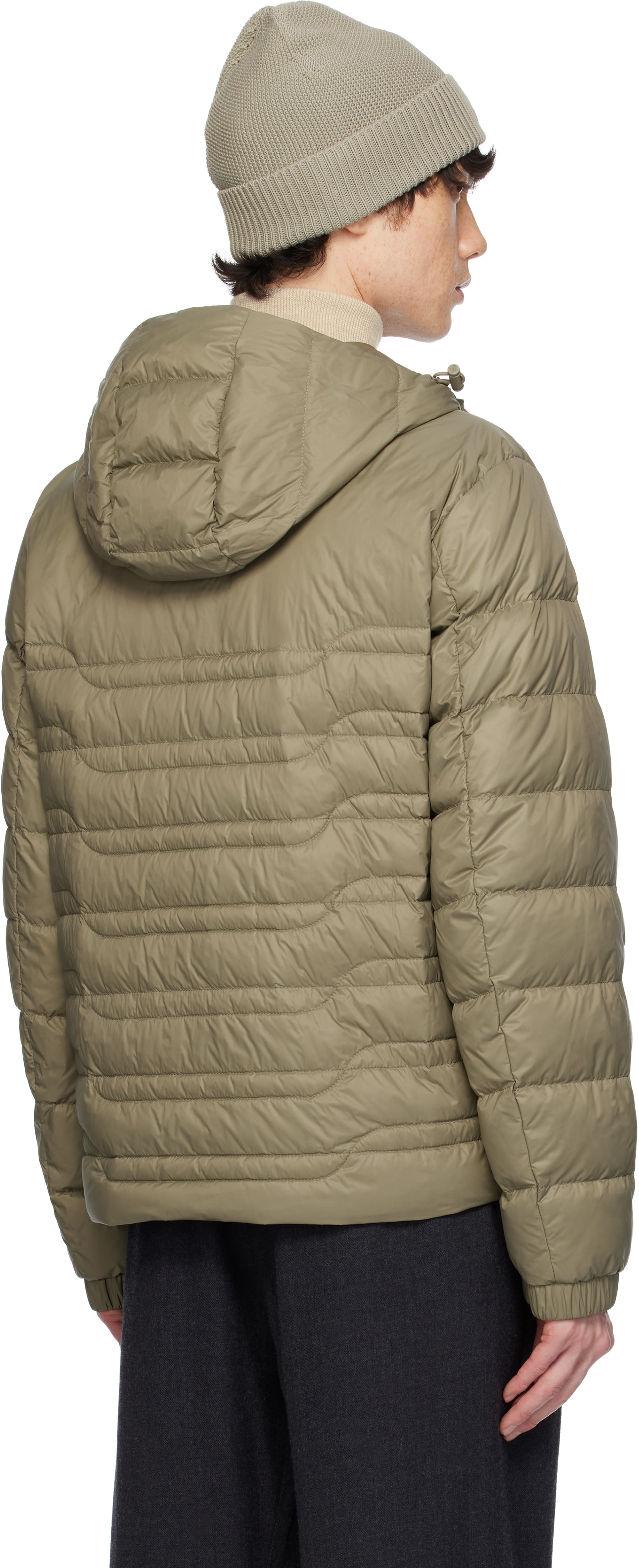 Moncler - 카키 CP 아치비오 크레아티보 알레소 다운 재킷