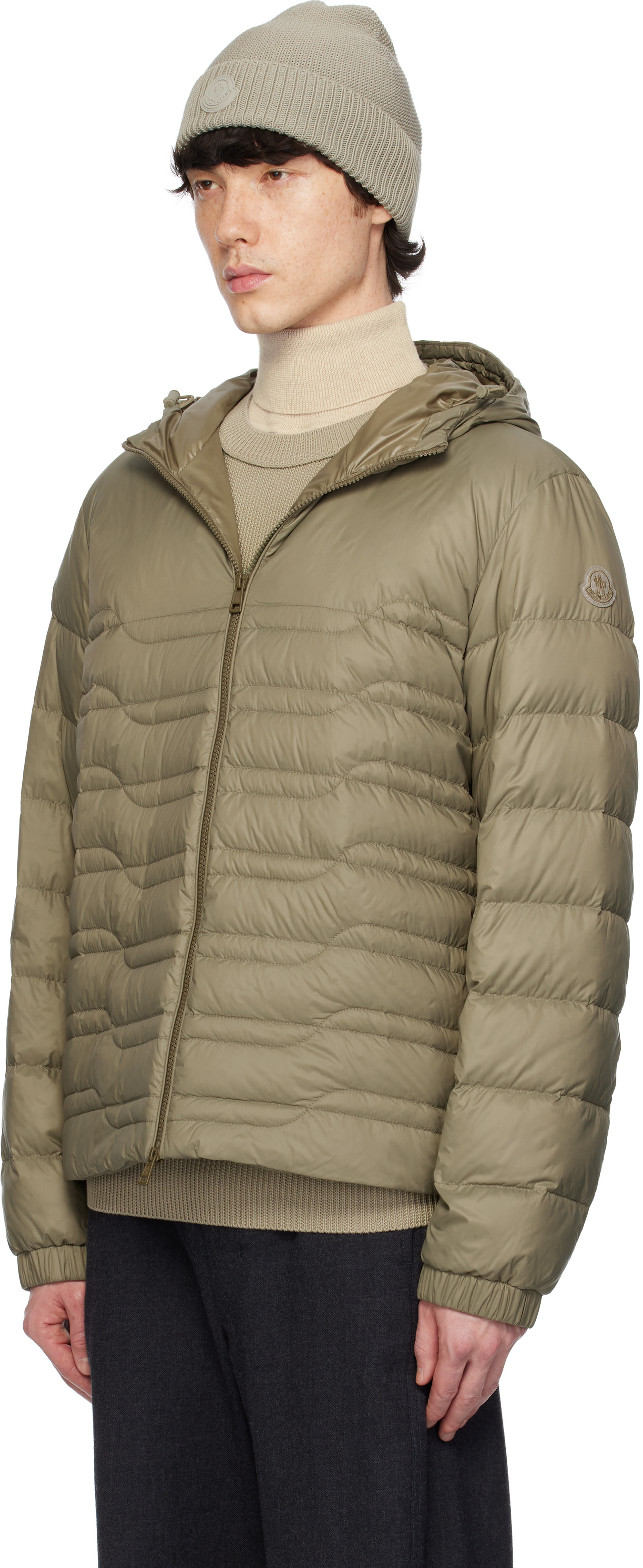 Moncler - 카키 CP 아치비오 크레아티보 알레소 다운 재킷