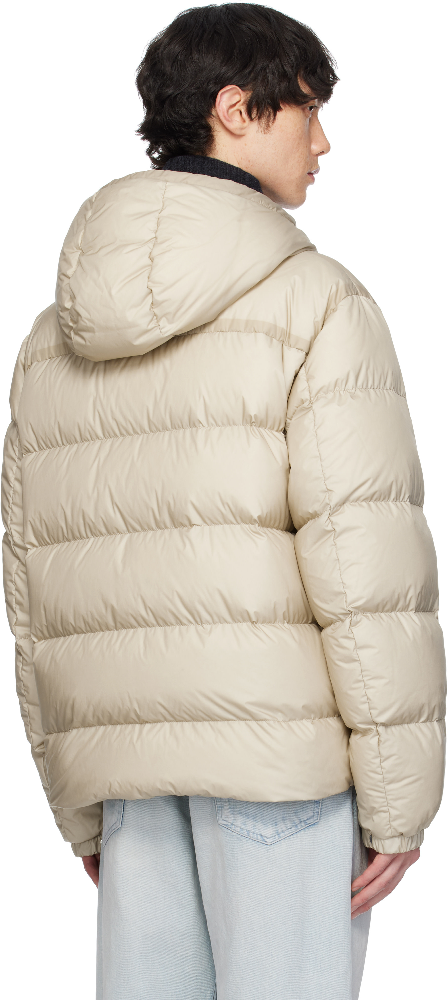 Moncler - 베이지 아치비오 크레아티보 오르페 다운 재킷