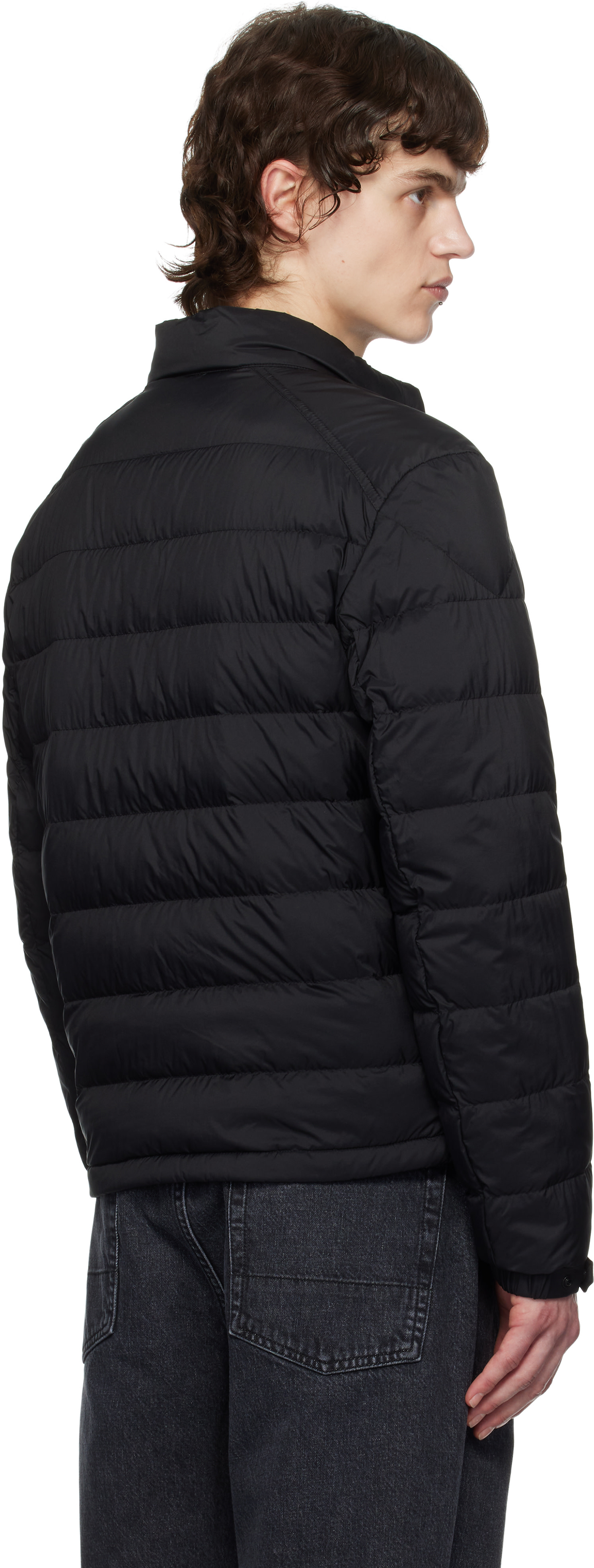 Moncler - 블랙 셀브스 쇼트 다운 재킷