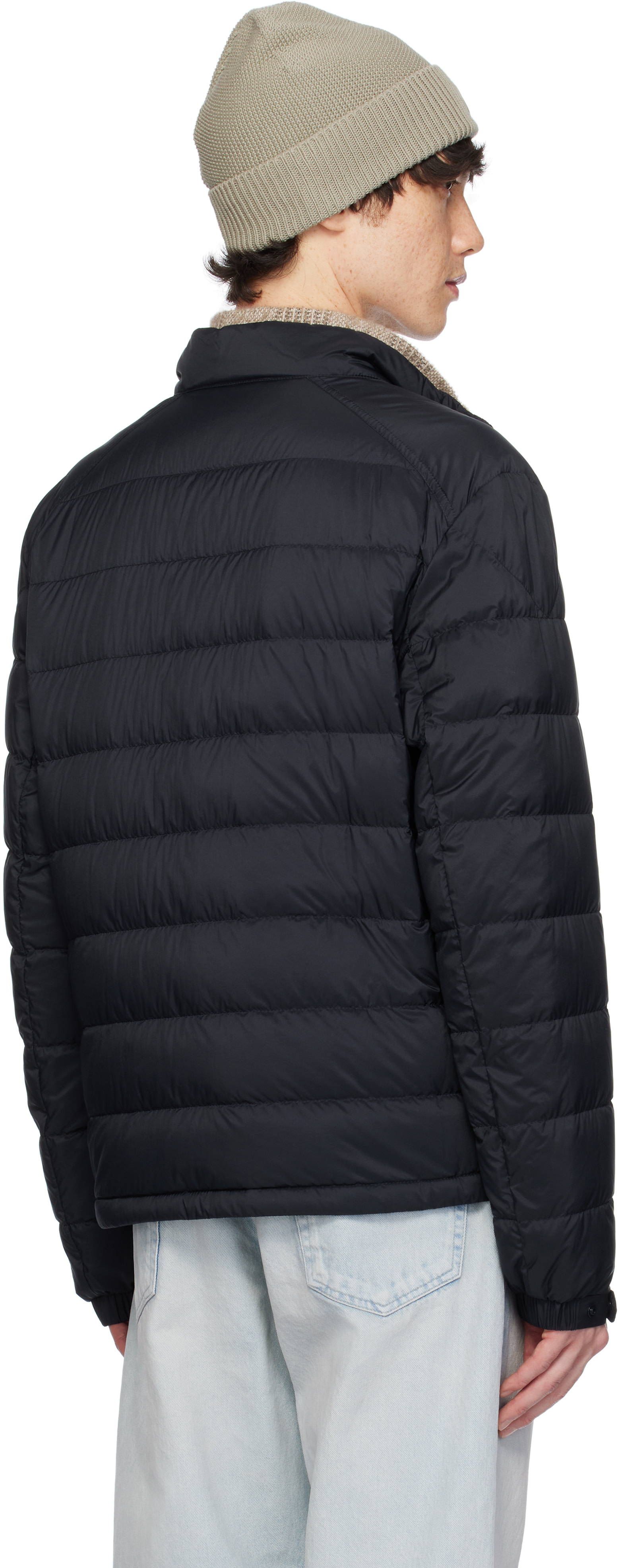 Moncler - 네이비 셀브스 쇼트 다운 재킷