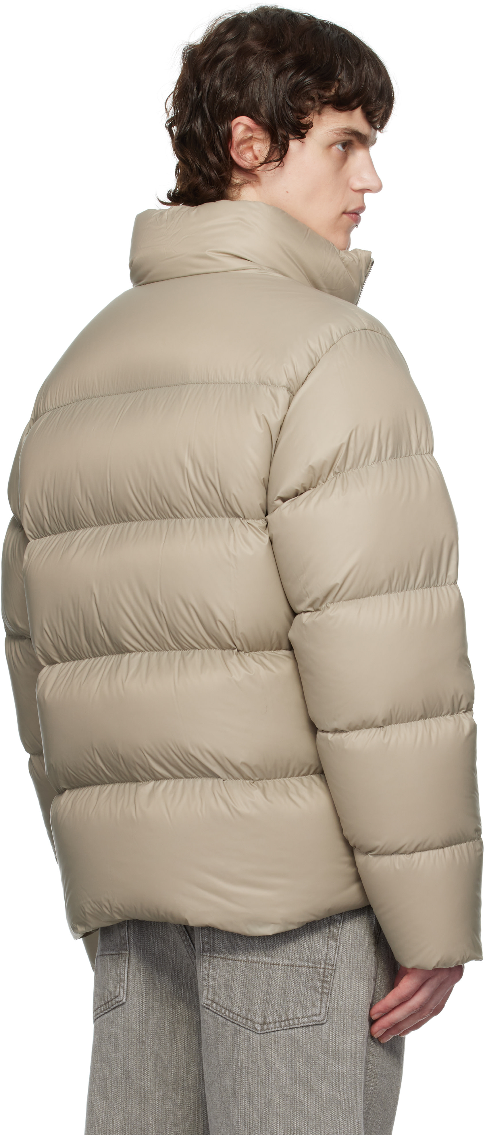 断捨離のため9800円まで値下げ！MONCLER ベージュ ダウンフード付き Moncler: ベージュ Tarn ダウンジャケット | SSENSE 日本