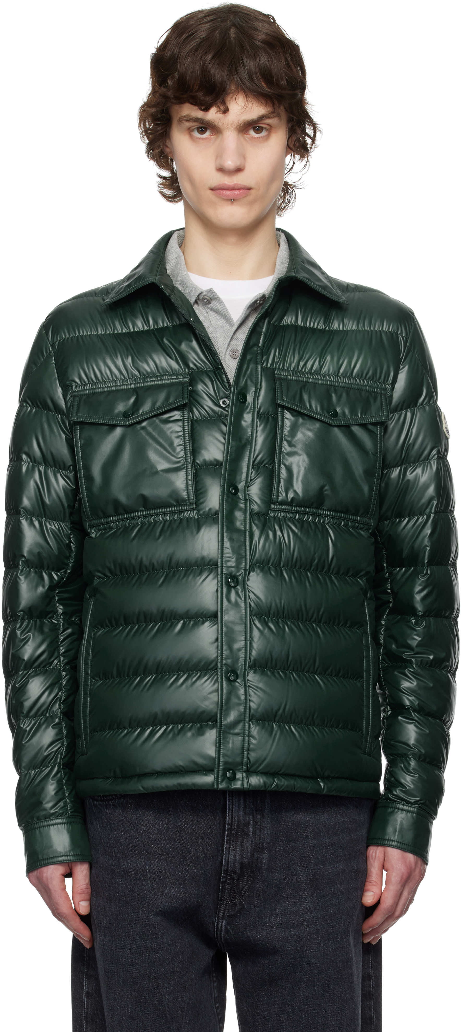 Moncler - グリーン Chambly ダウンジャケット