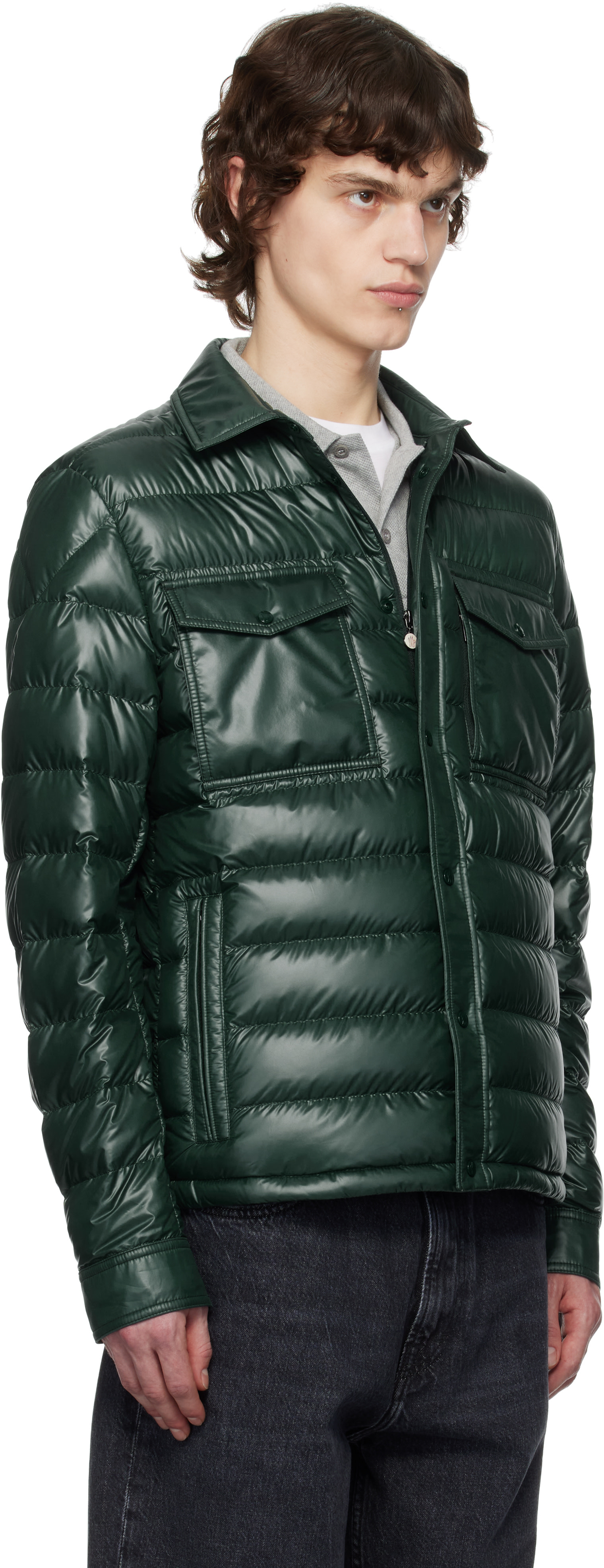 Moncler - グリーン Chambly ダウンジャケット