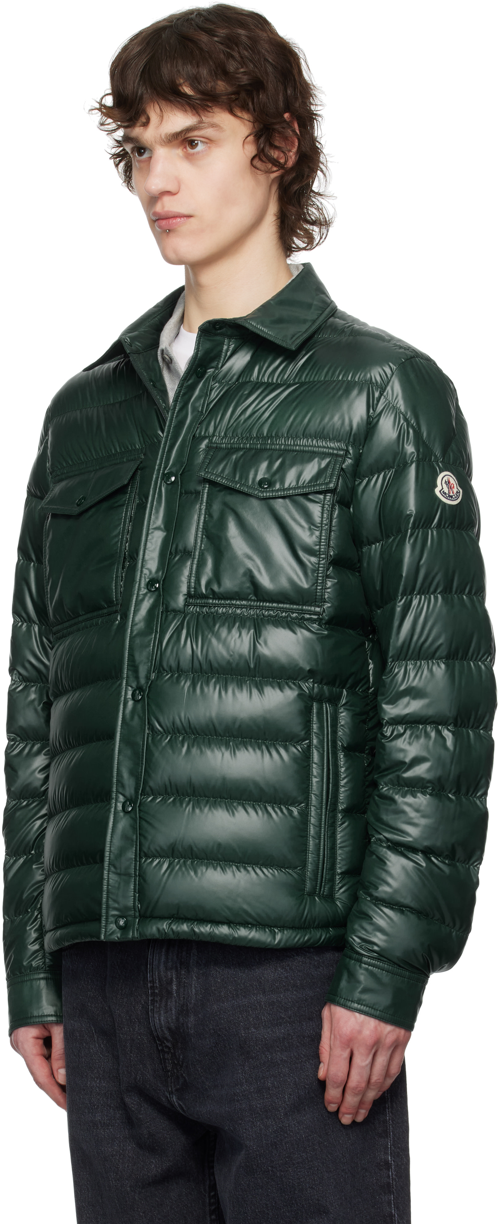 Moncler - グリーン Chambly ダウンジャケット
