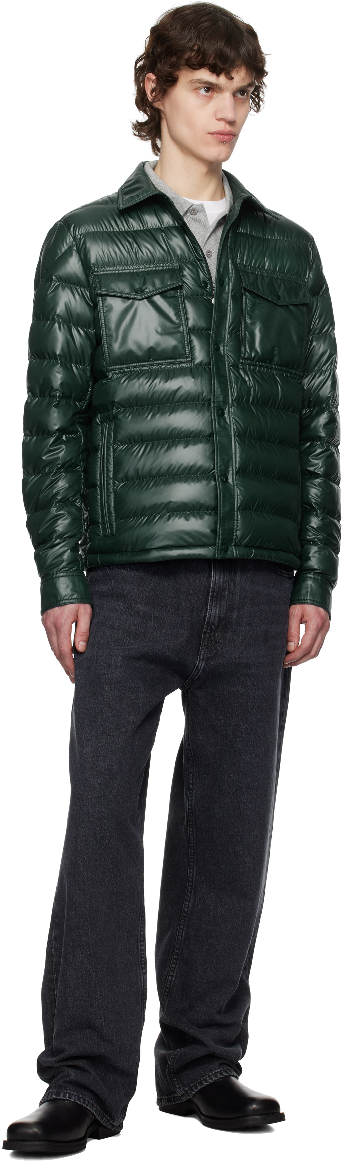 Moncler - グリーン Chambly ダウンジャケット